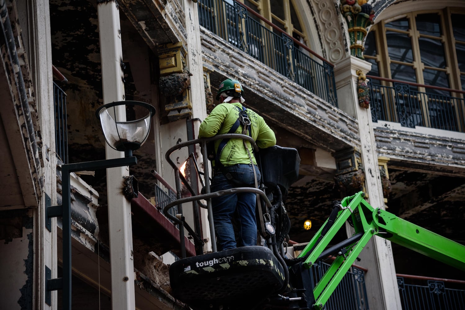 PHOTOS: The latest construction progress on the Dayton Arcade