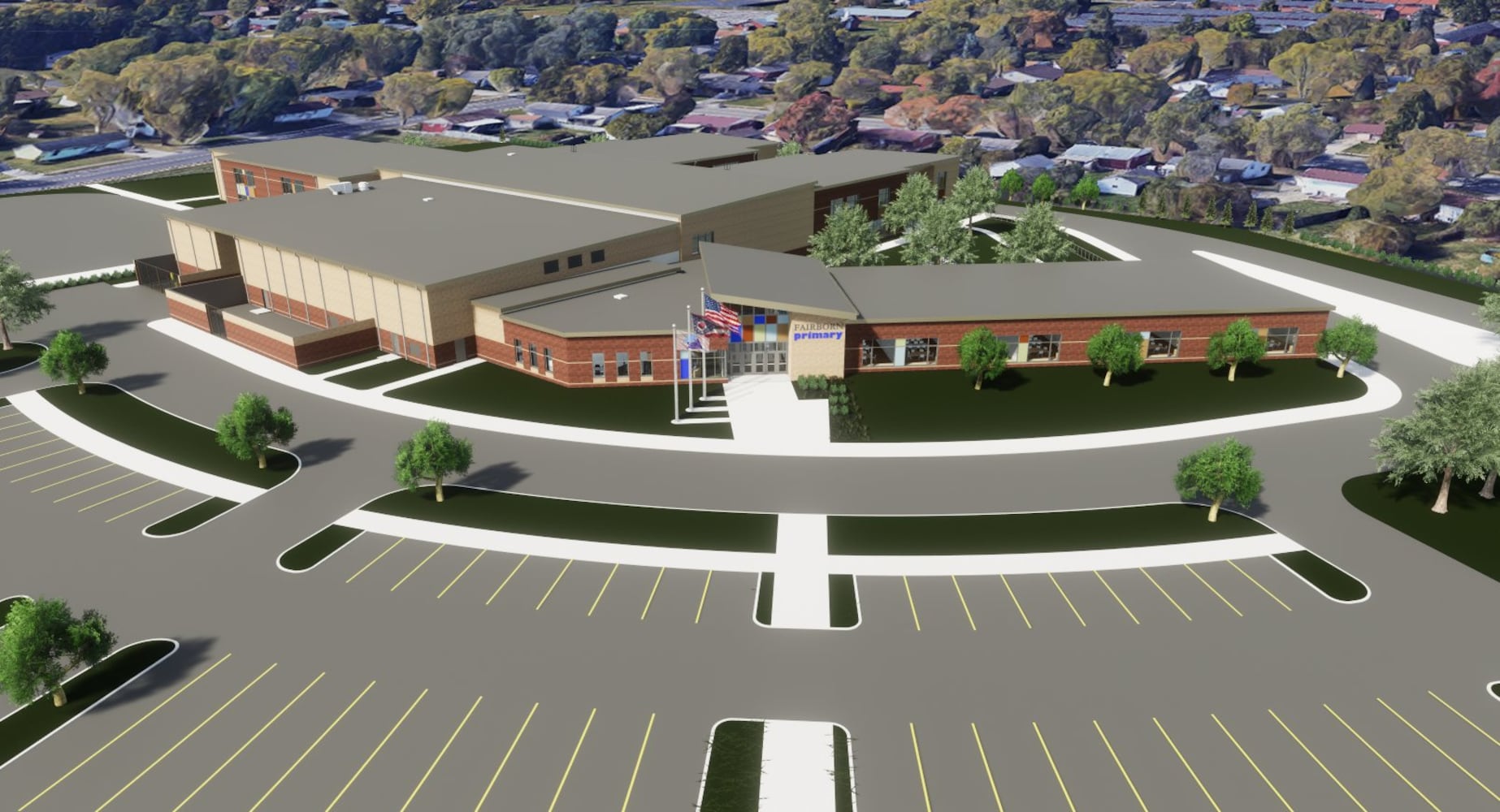 Fairborn PreK-2 School Renderings