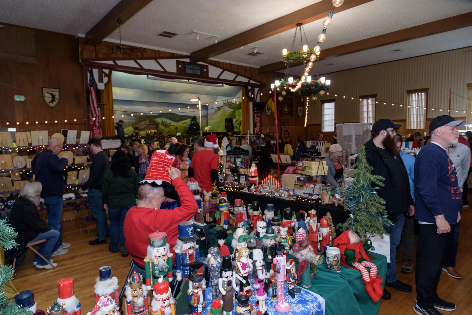 The Dayton Liederkranz-Turner German Club’s Christkindlmarkt will take place Dec. 14 and 15 at their clubhouse in the St. Anne’s Hill Historic District. This Christmas market tradition started in Nürnberg, Germany in the 16th century. TOM GILLIAM / CONTRIBUTING PHOTOGRAPHER