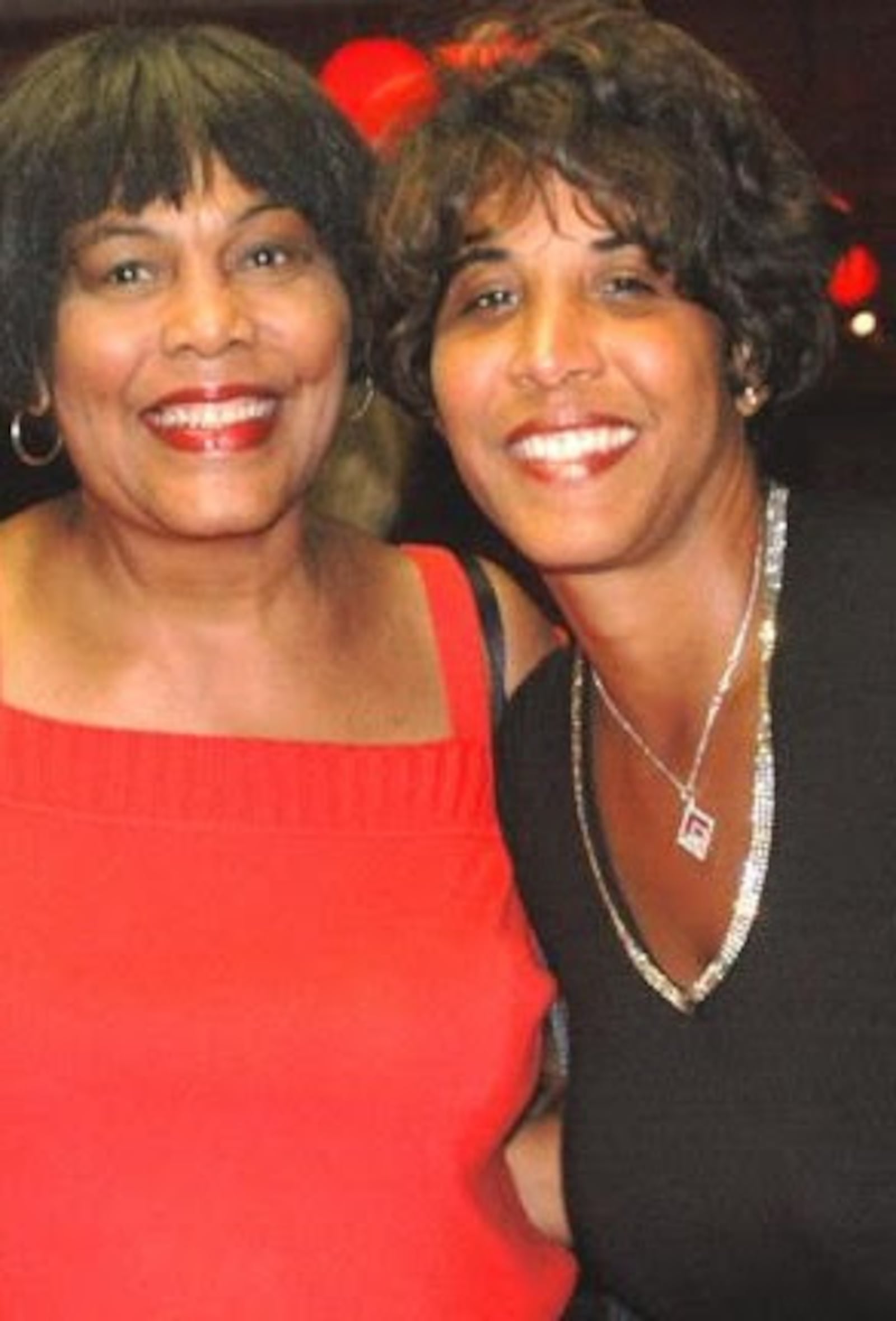 Jenell Ross, right, with her mother, Norma Ross.