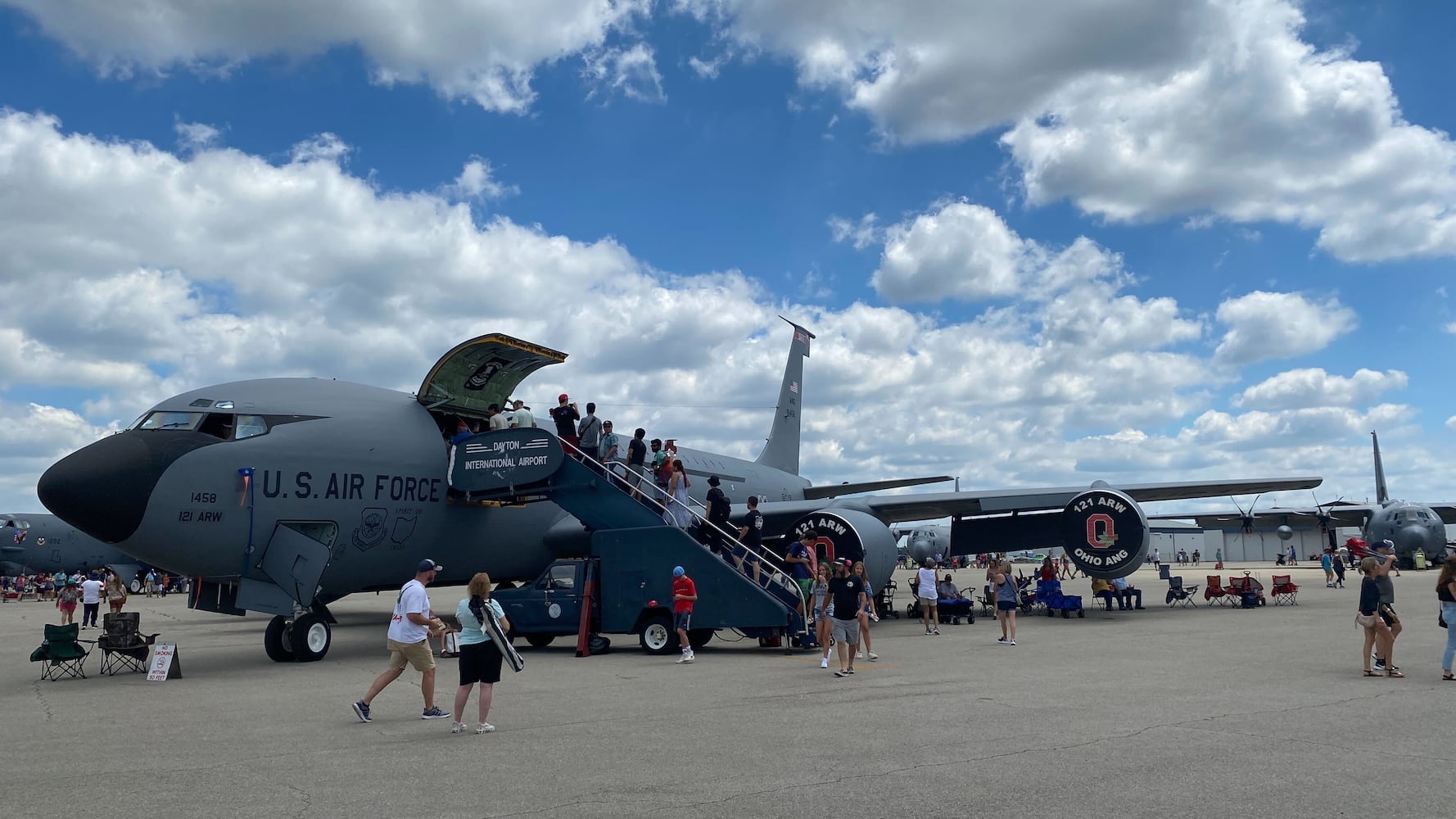 Dayton Air Show Sunday scenes