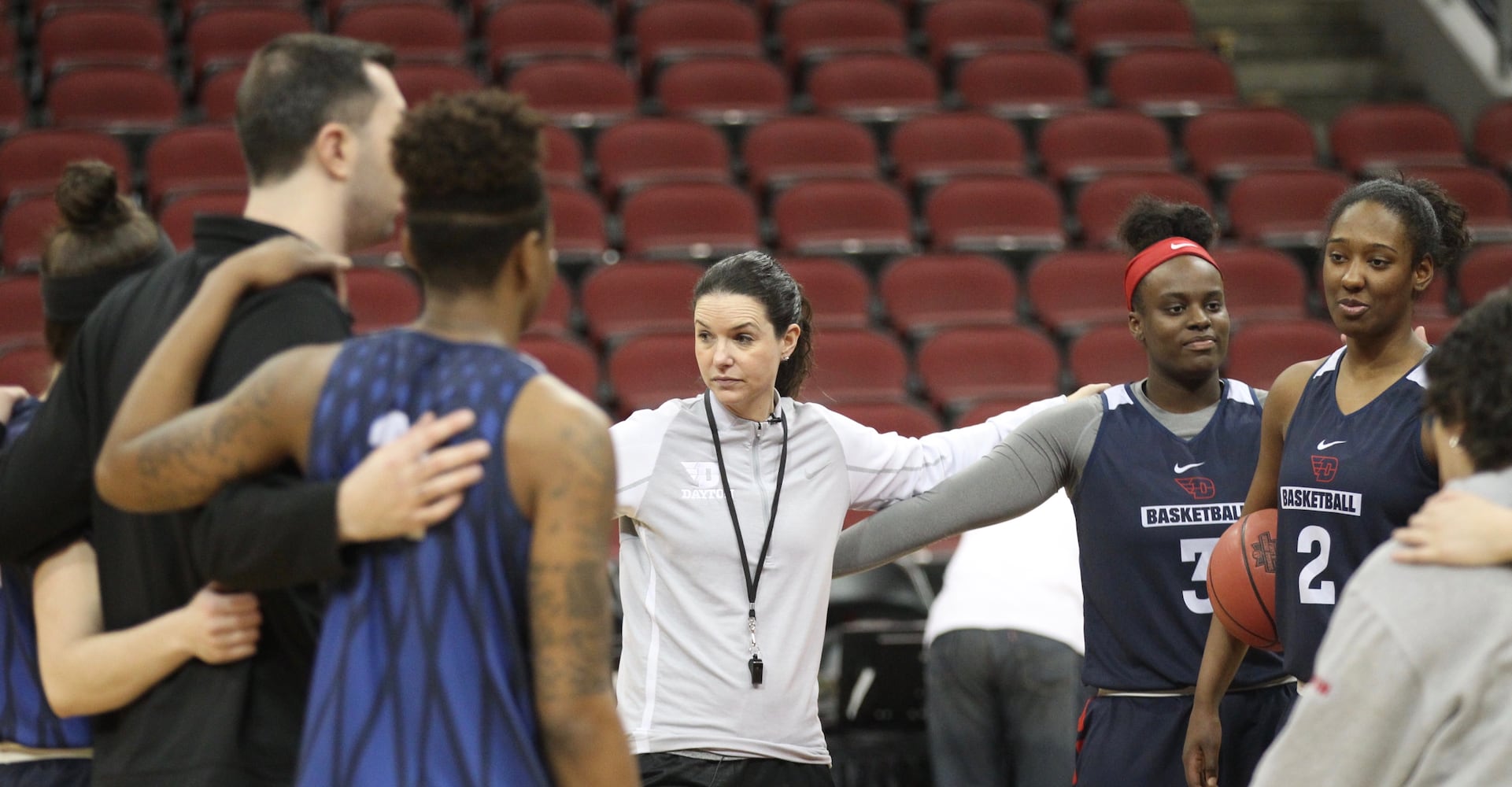 Photos: Dayton Flyers practice in Louisville