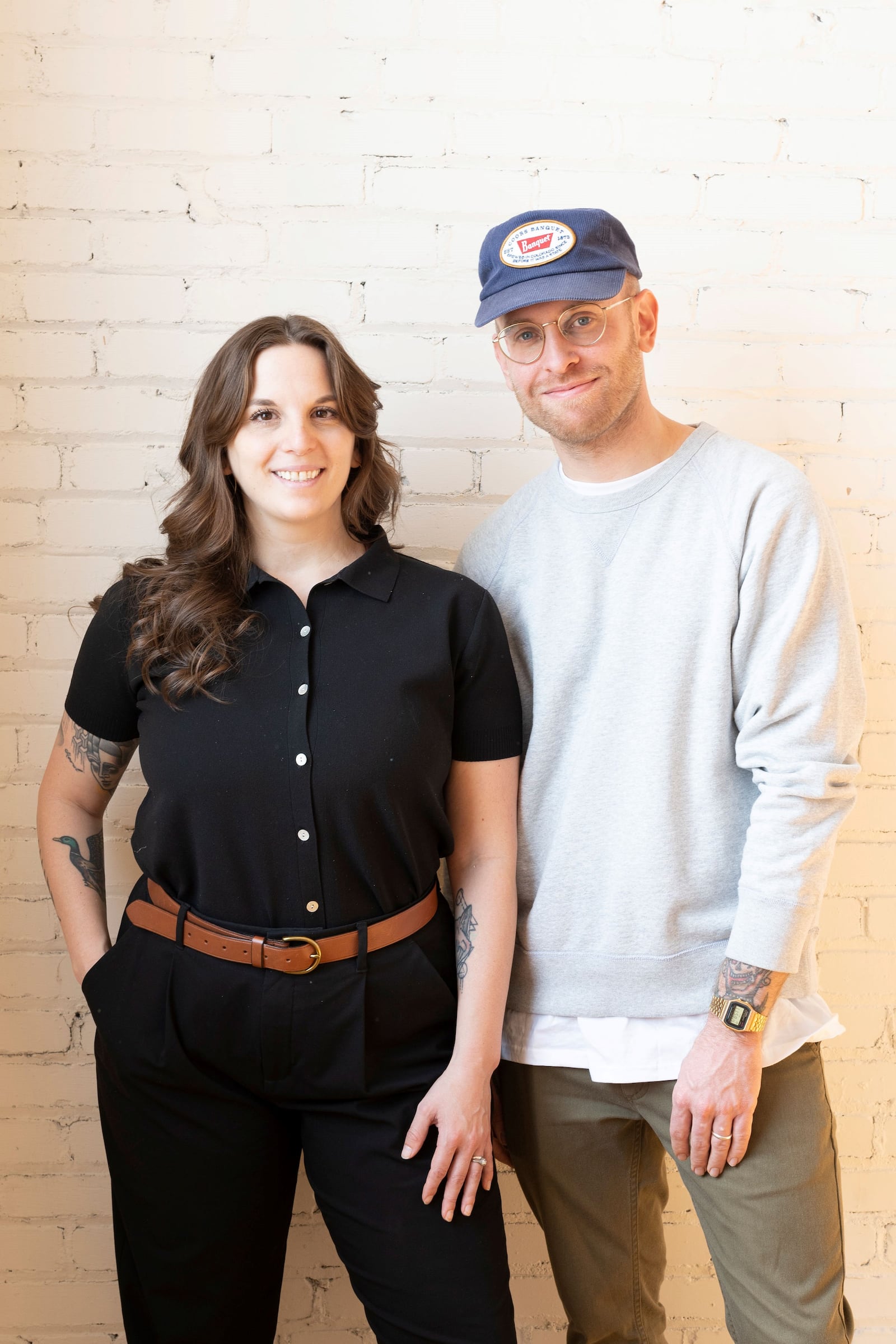 Kathleen Roll and Justin Simmons, a husband and wife team, are opening Tony & Pete’s Groceries and Coldcuts at 129 E. Third St. PHOTO COURTESY: KATIE BLAUSER