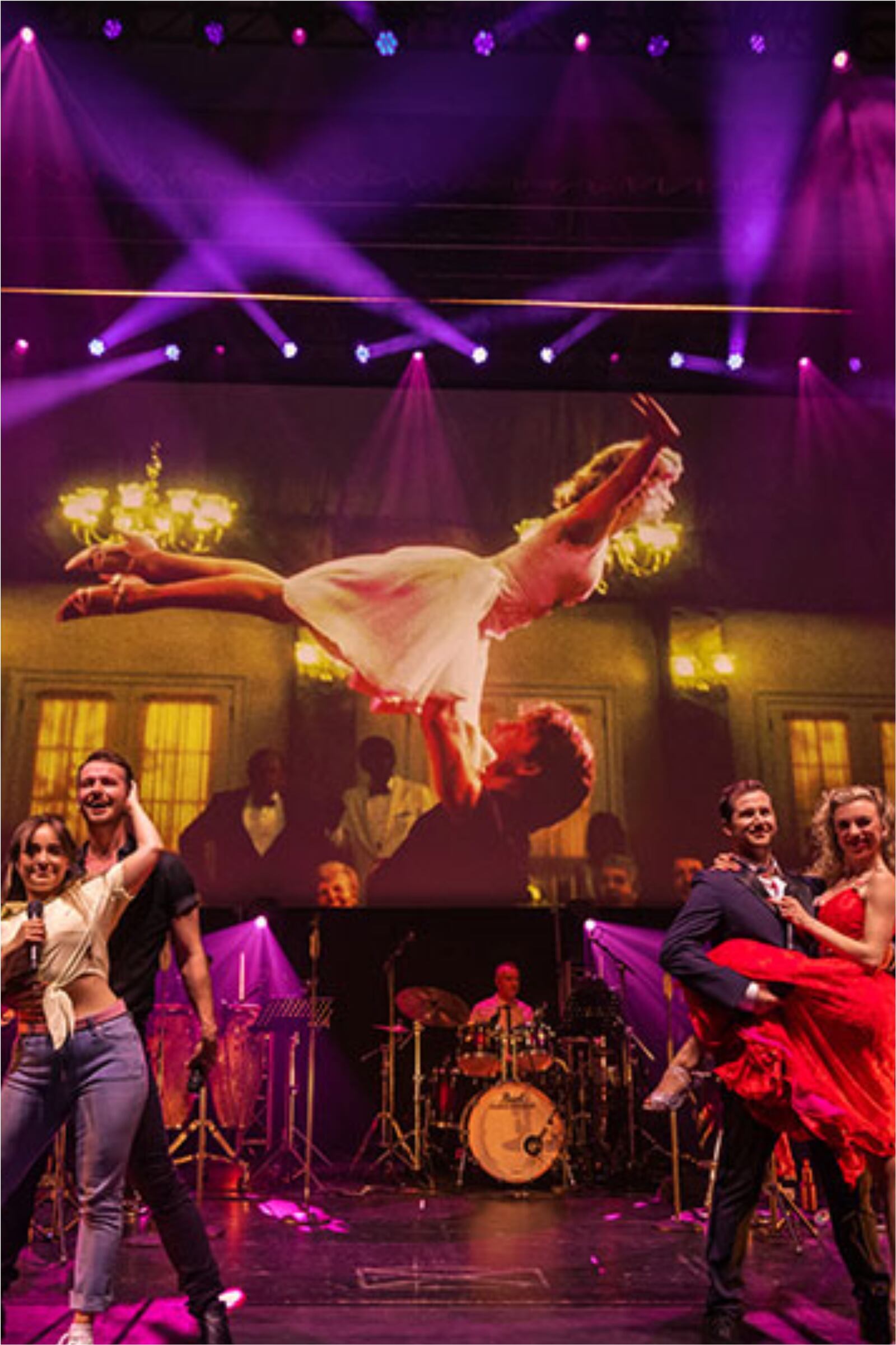 “Dirty Dancing In Concert,” a touring show with a digitally remastered version of the film accompanied by singers and a live band, will perform March 14, 2025 at the Clark State Performing Arts Center in Springfield. CONTRIBUTED 