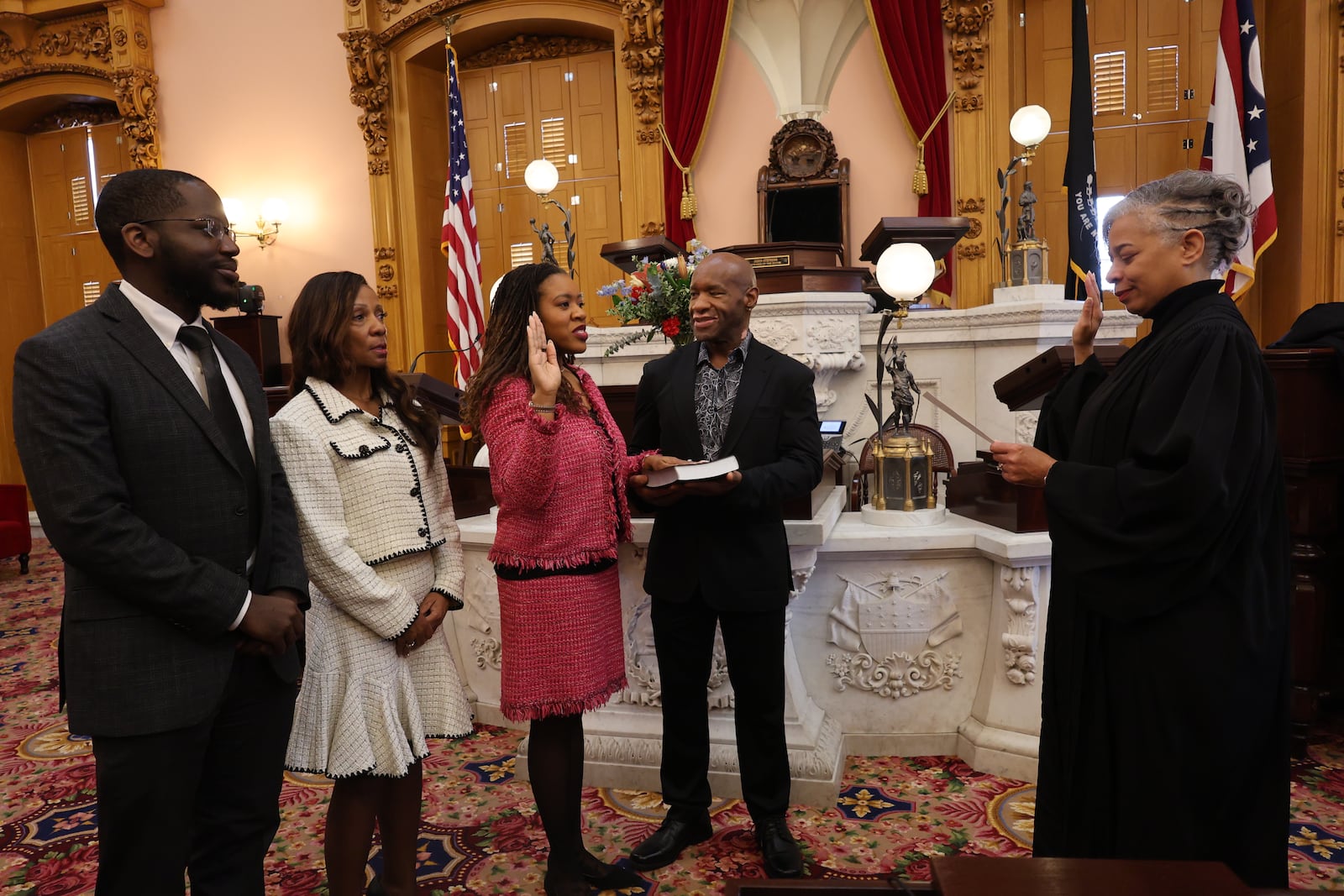 Rep. Desiree Tims, D-Dayton, took her oath of office on Monday, Jan. 6, 2024 to join Ohio's 136th General Assembly.