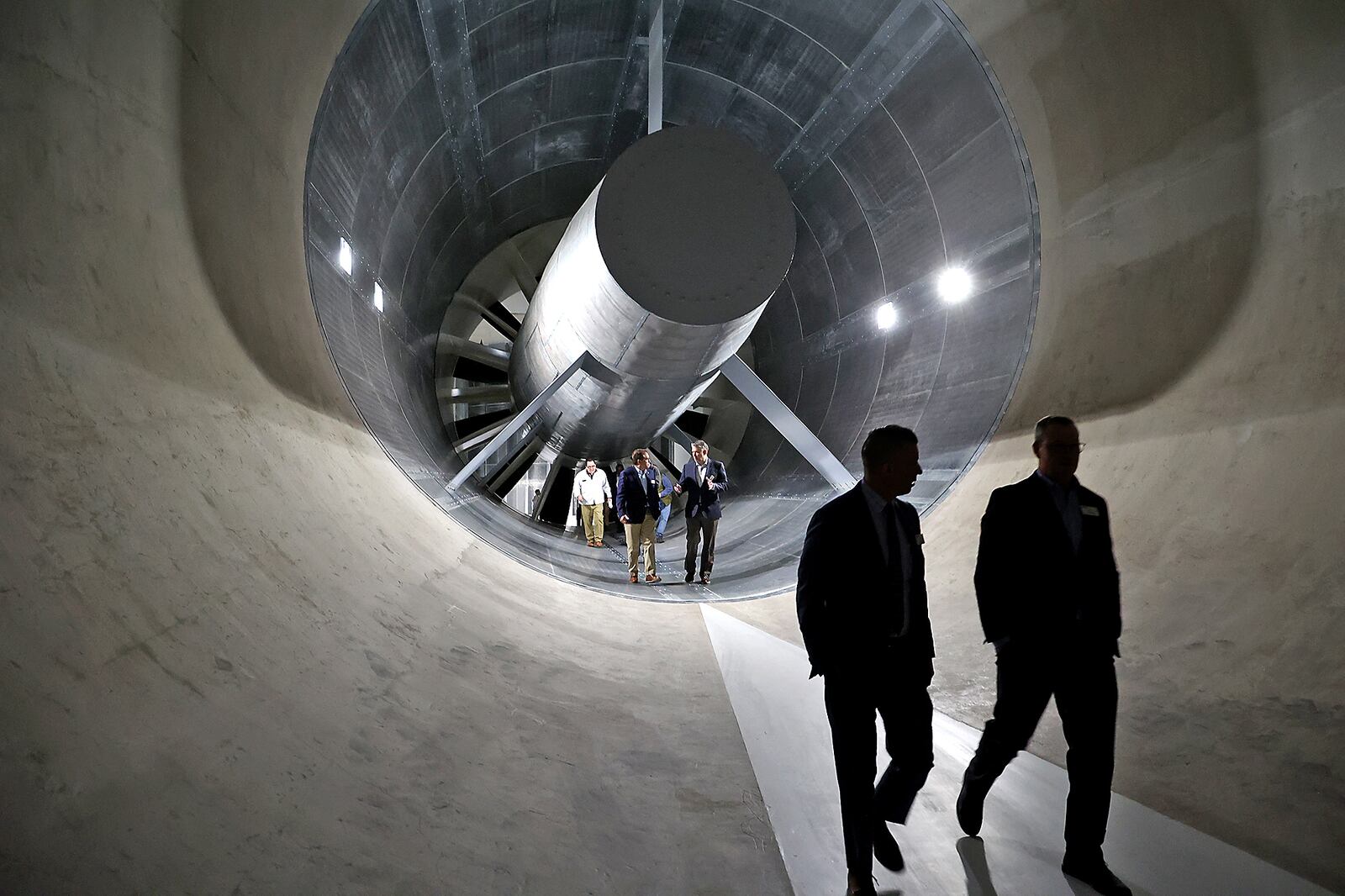 State officials and guests tour Honda’s new HALO Wind Tunnel in East Liberty, Ohio Monday, March 21, 2022. The new wind tunnel is one of the largest and most sophisticated in the world. 