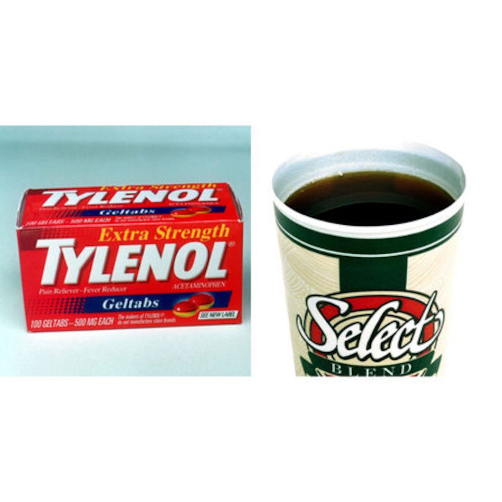 Whatever crazy method you use to relieve a hangover, please don't try this one. Black coffee alone can make your hangover worse, according to researchers. But combine black coffee with Tylenol and the effects could be deadly, suggest scientists. Caffeine triples the amount of a toxic by-product created when Tylenol is broken down. It's the same substance responsible for liver damage when alcohol and Tylenol react together. Just don't do it.