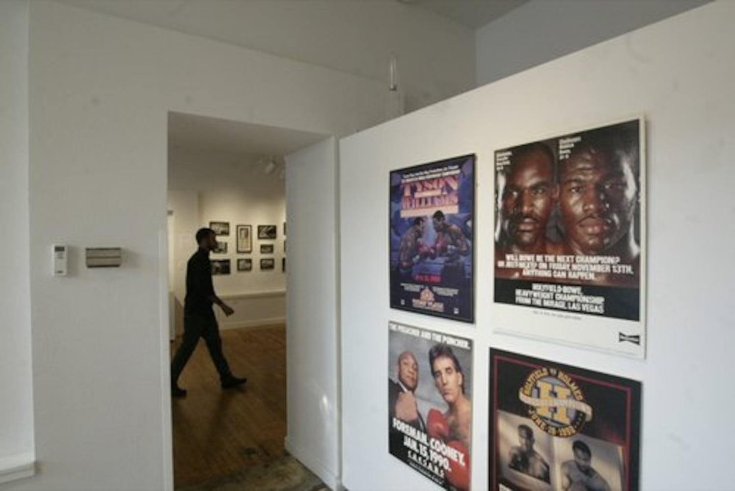 Boxing memorabilia on display