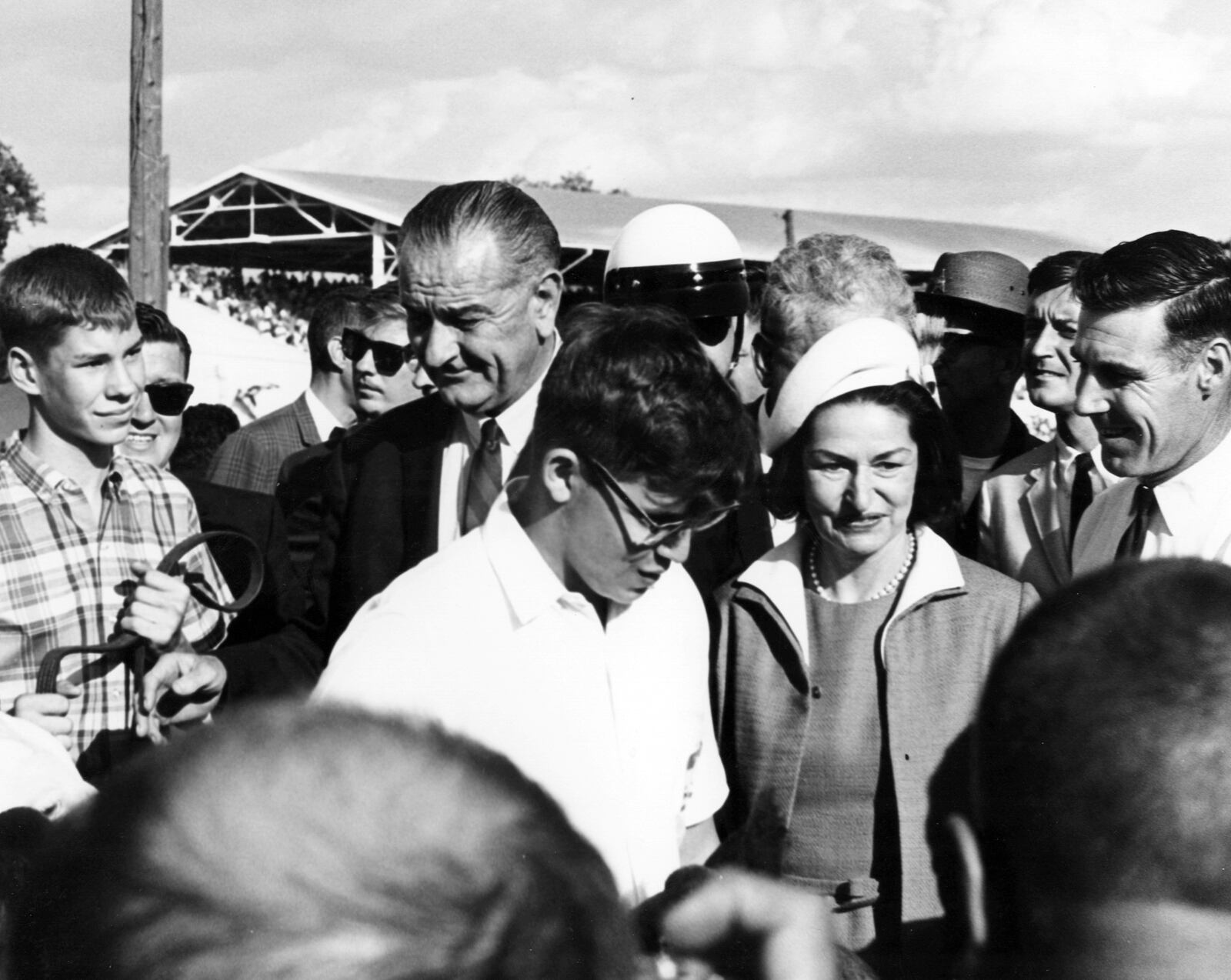 President Lyndon B. Johnson with his wife Lady Bird visited the Montgomery County Fair on Labor Day in 1966. DAYTON DAILY NEWS ARCHIVE