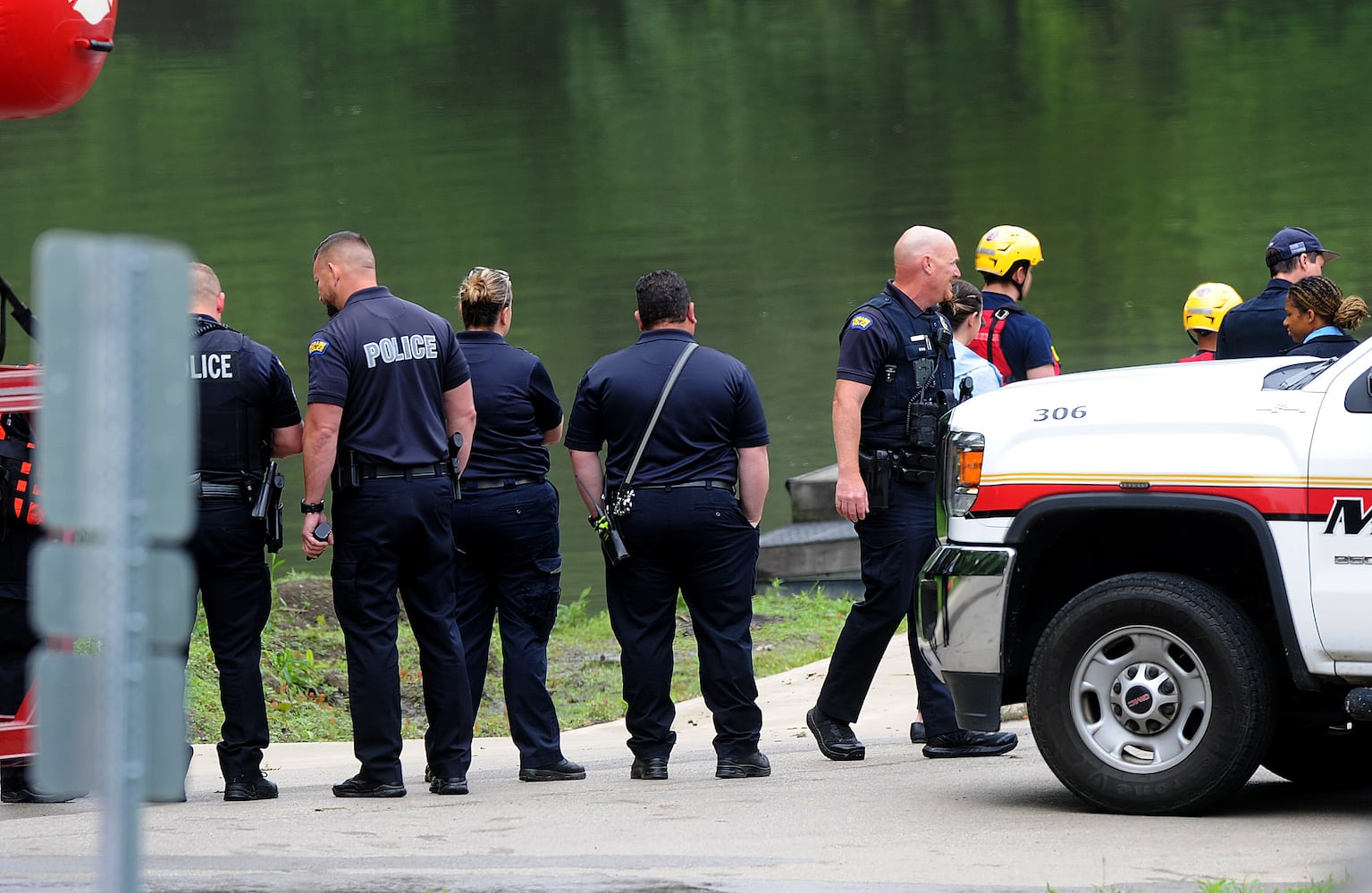 body in river Moraine