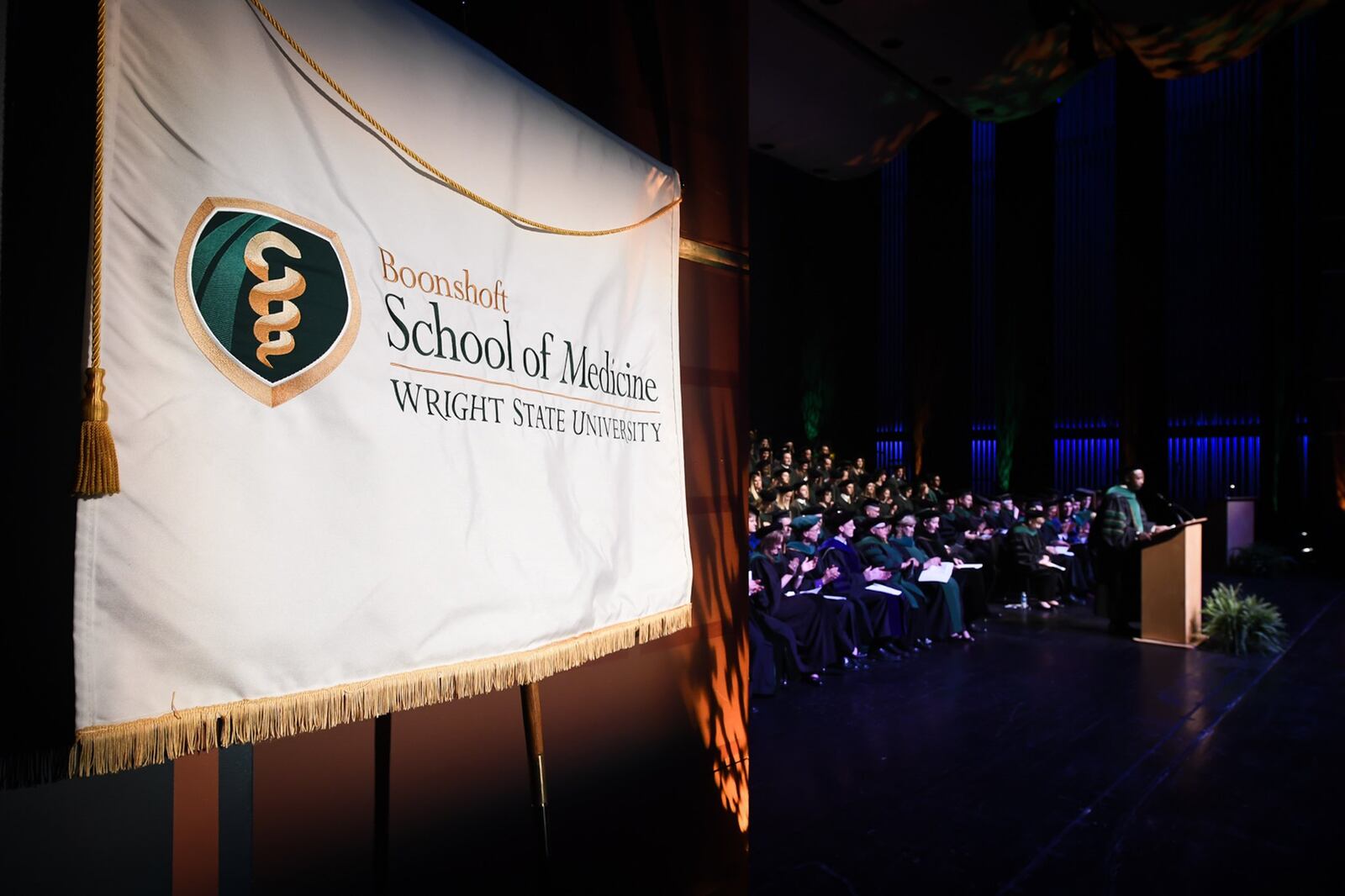 One hundred medical students in the Wright State University Boonshoft School of Medicine class of 2016 received their M.D. degrees during the school s commencement ceremony at the Schuster Center on Friday, May 27. CONTRIBUTED