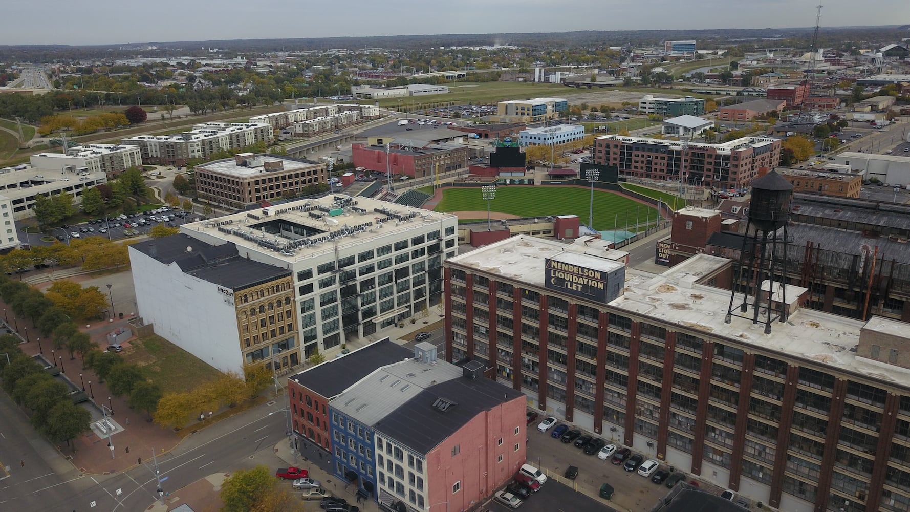 PHOTOS: What this booming area in downtown Dayton looks like from above