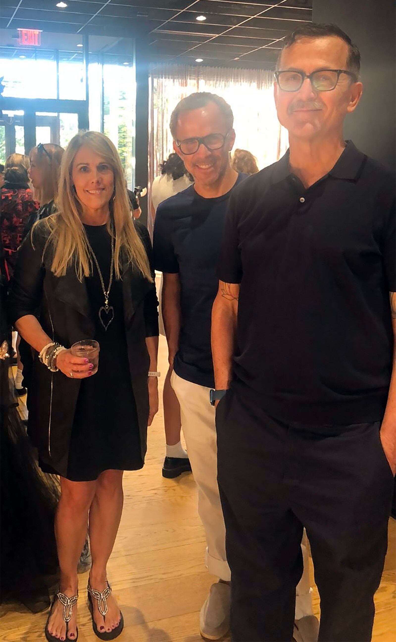 Cindy Gaboury, left, at New York Fashion Week in early September. She attended with Dayton Emerging Fashion Incubator owner Caressa Brown and has been on the advisory board since its inception in Dayton a decade ago. She is shown with the CEO of the Council of Fashion Designers of America (CFDA), Steven Kolb, center, and Mark Karimzade, right, editorial and communications director of CFDA). CONTRIBUTED

 