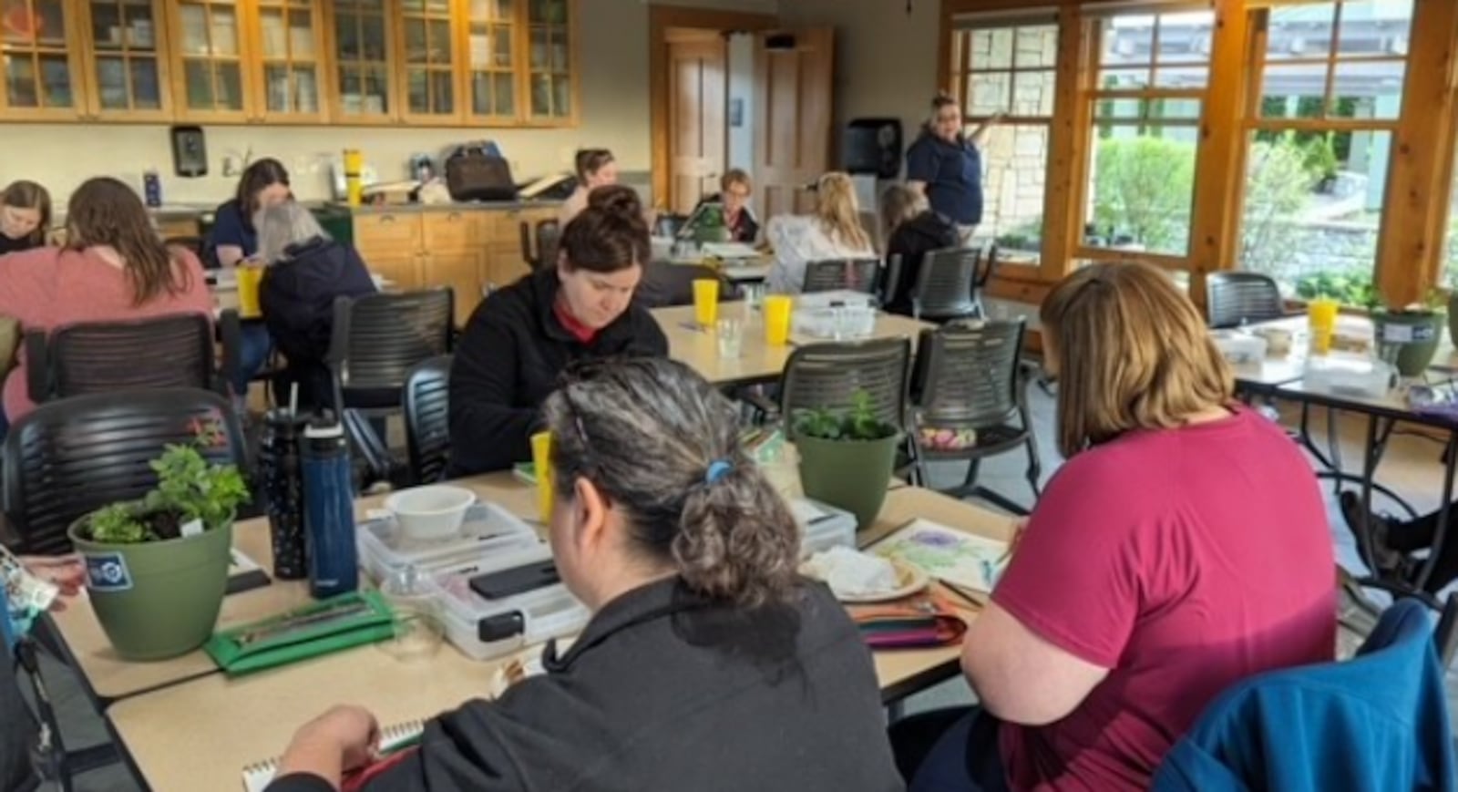 Local teachers at a workshop at Cox Arboretum MetroParks. CONTRIBUTED