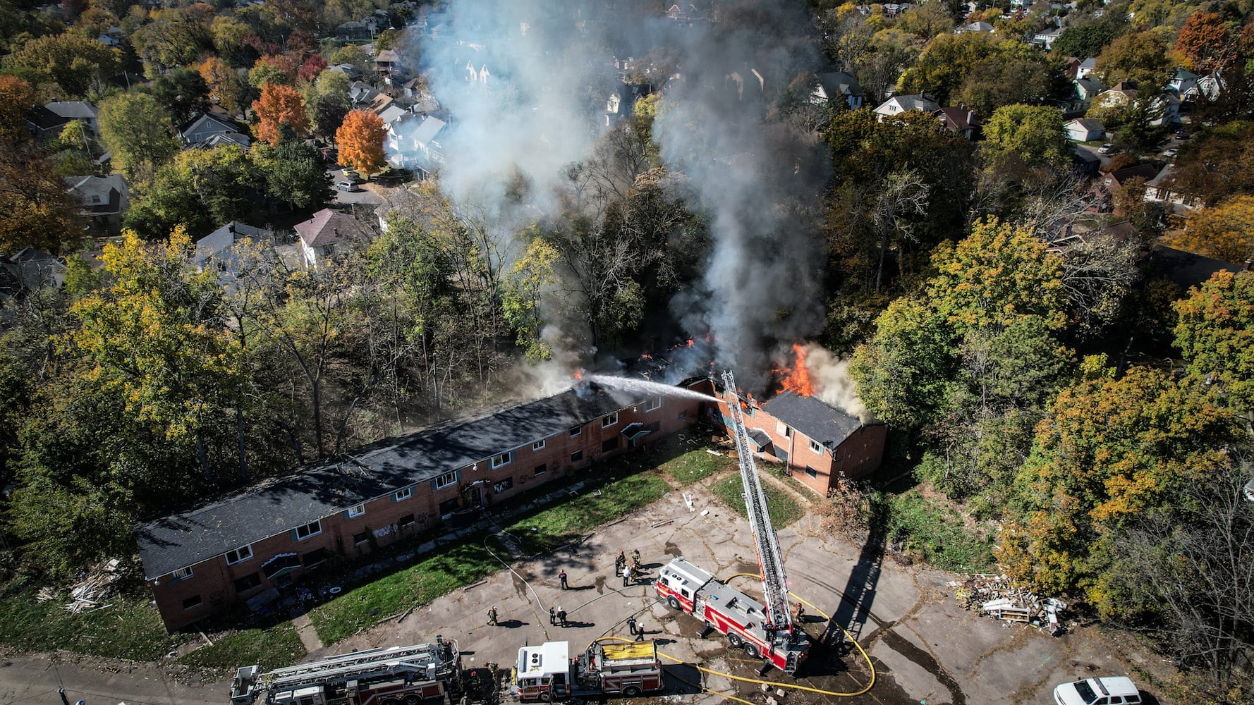 Riverside Drive fire