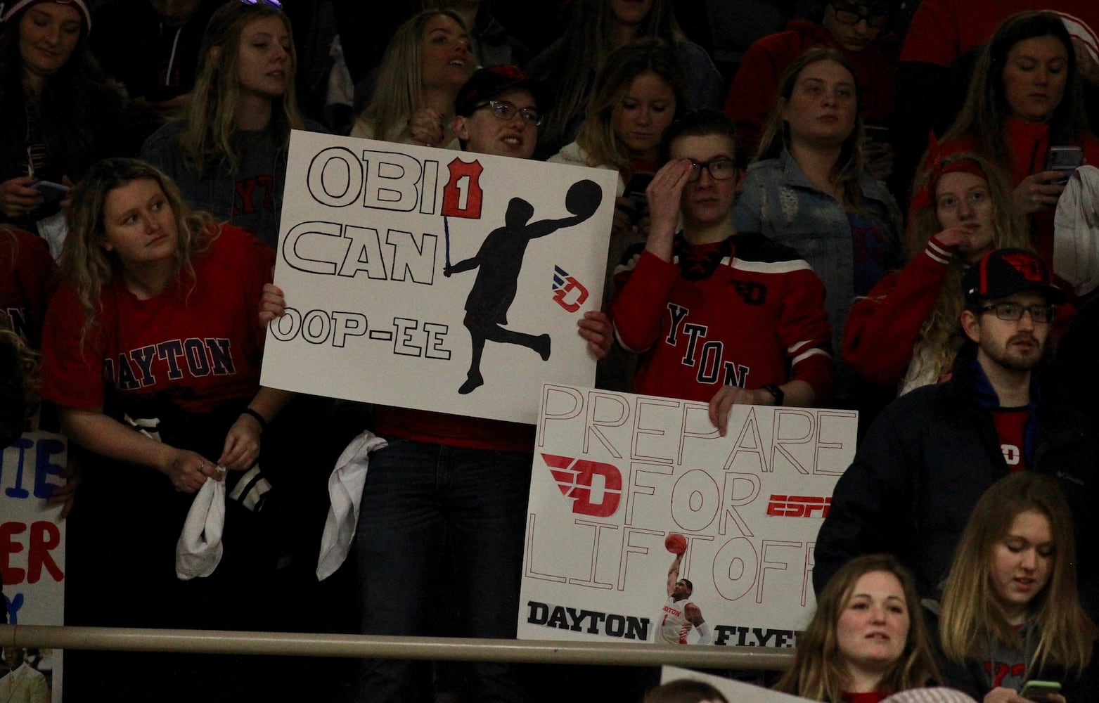 Photos: Signs at ESPN Gameday at Dayton