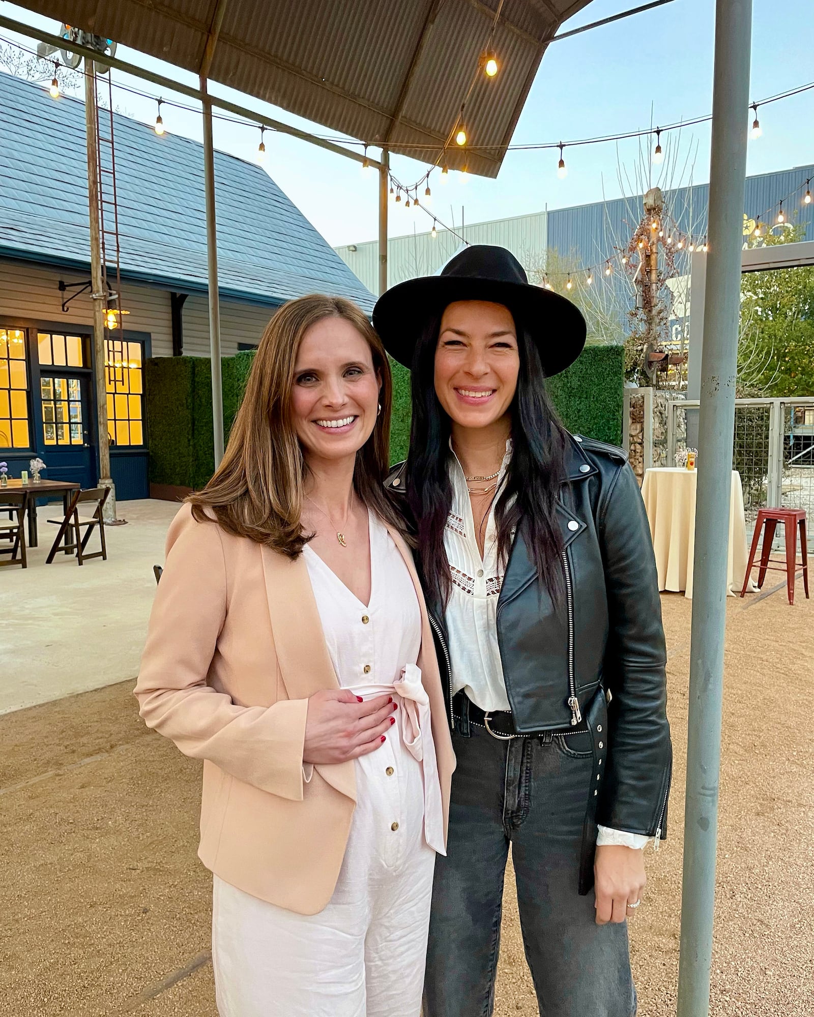 Kallile is shown with fashion designer Rebecca Minkoff earlier this year. One year ago, Kallile won a $10,000 grant from Minkoff's Female Founder Collective in their pitch competition.