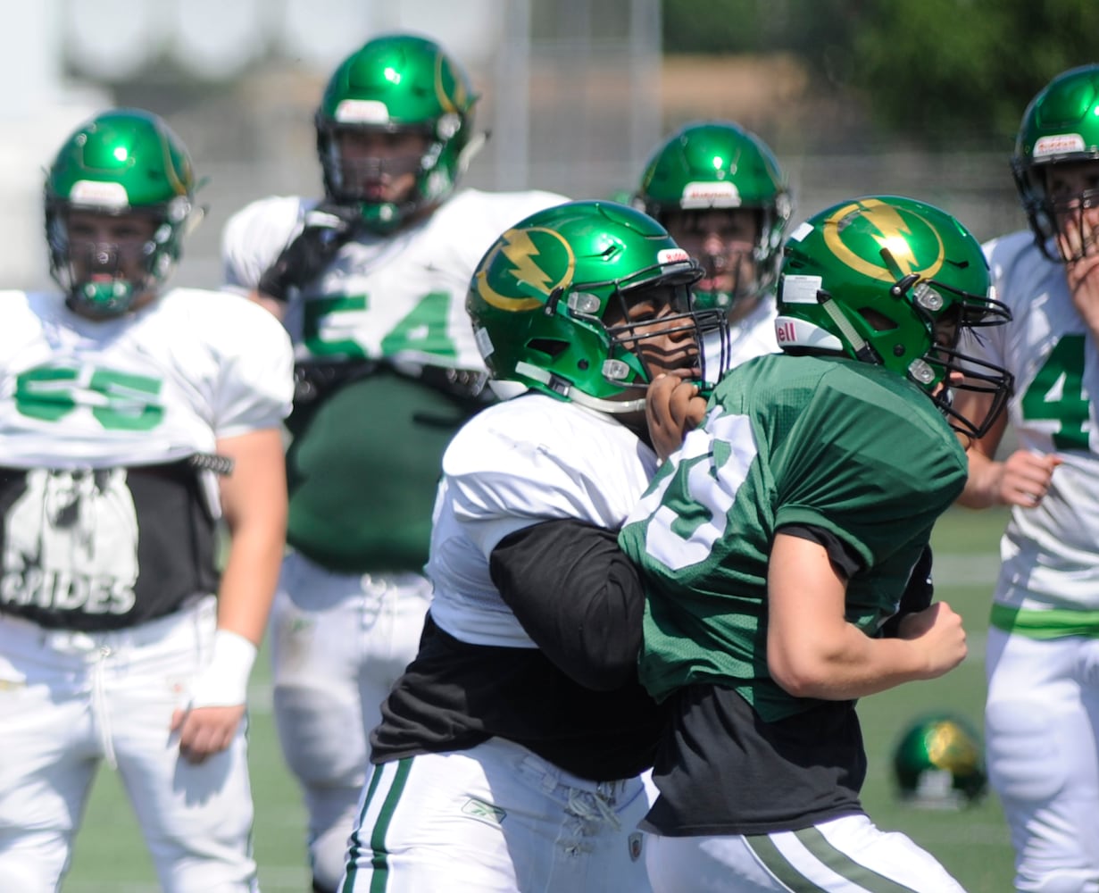 PHOTOS: Northmont Thunderbolts preseason football practice