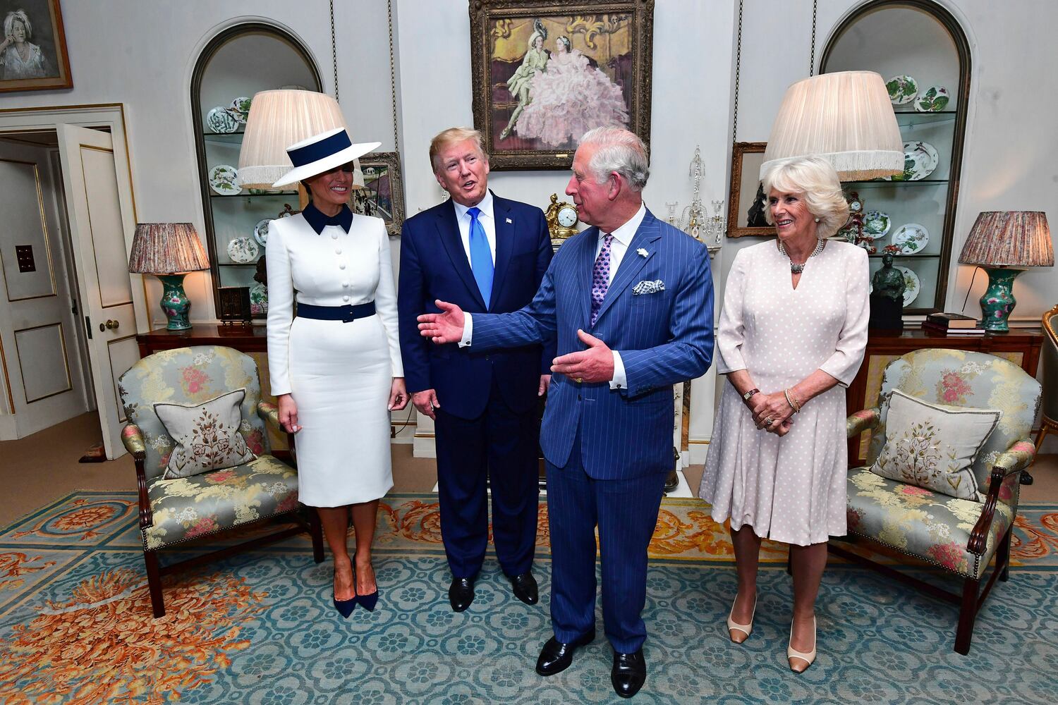 Photos: Trump arrives in United Kingdom for 3-day state visit