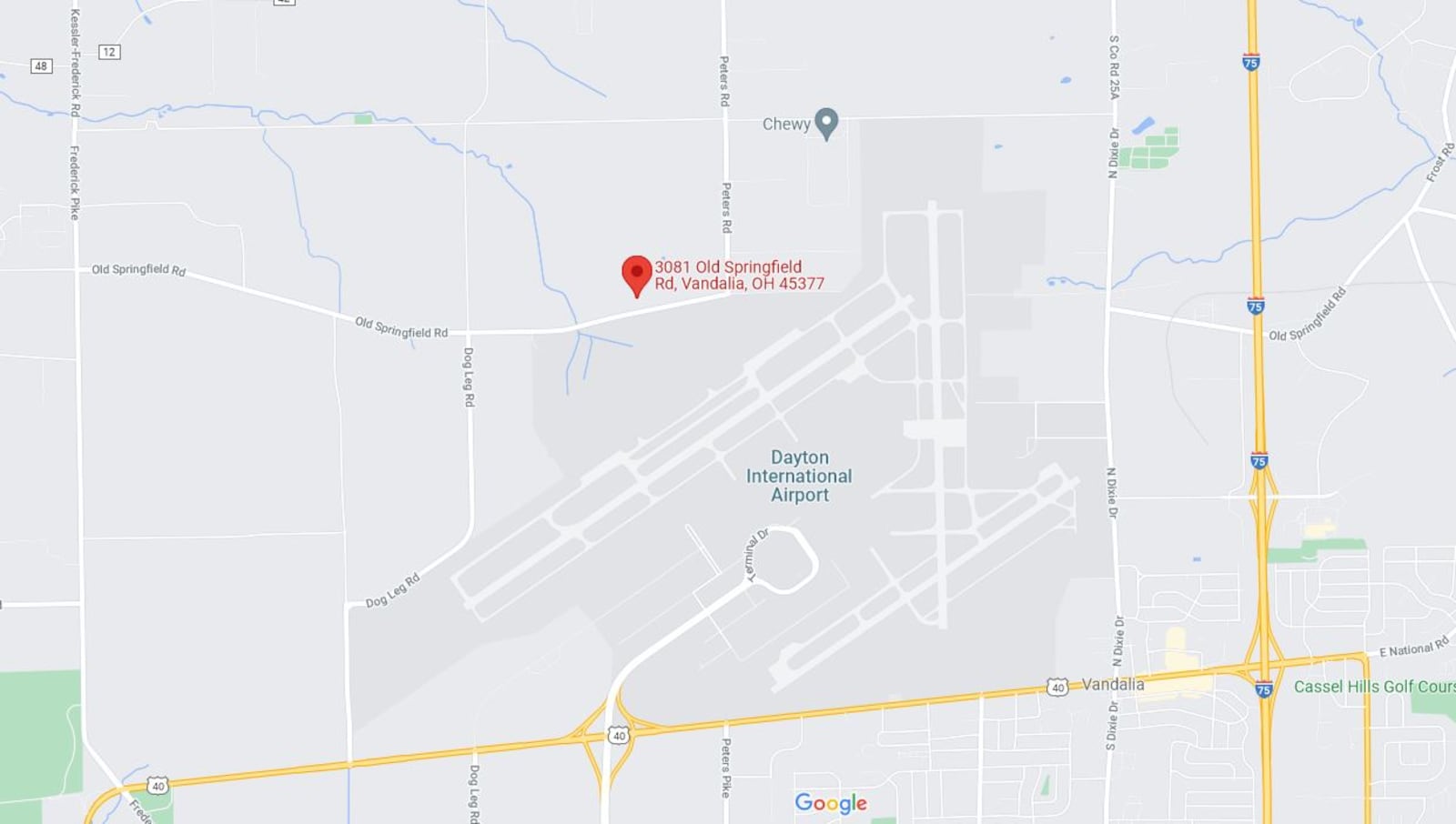 Dayton is considering selling 32 acres of airport land in Union to a company that plans future commercial development. CORNELIUS FROLIK / STAFF