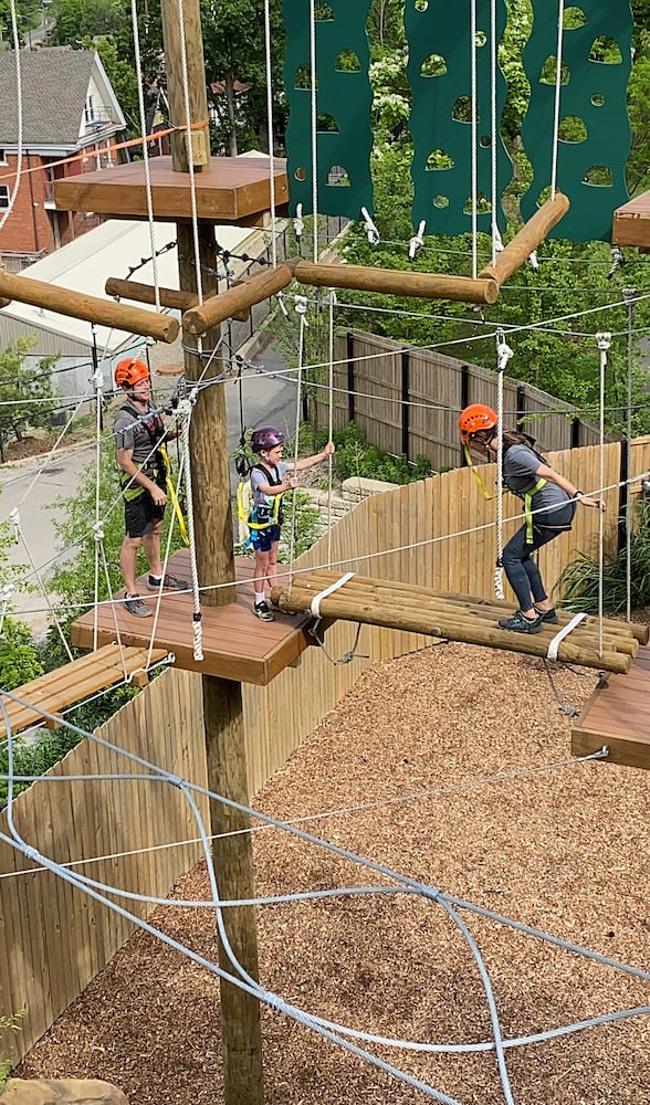 PHOTOS: Cincinnati Zoo’s new aerial adventure course will test your climbing skills