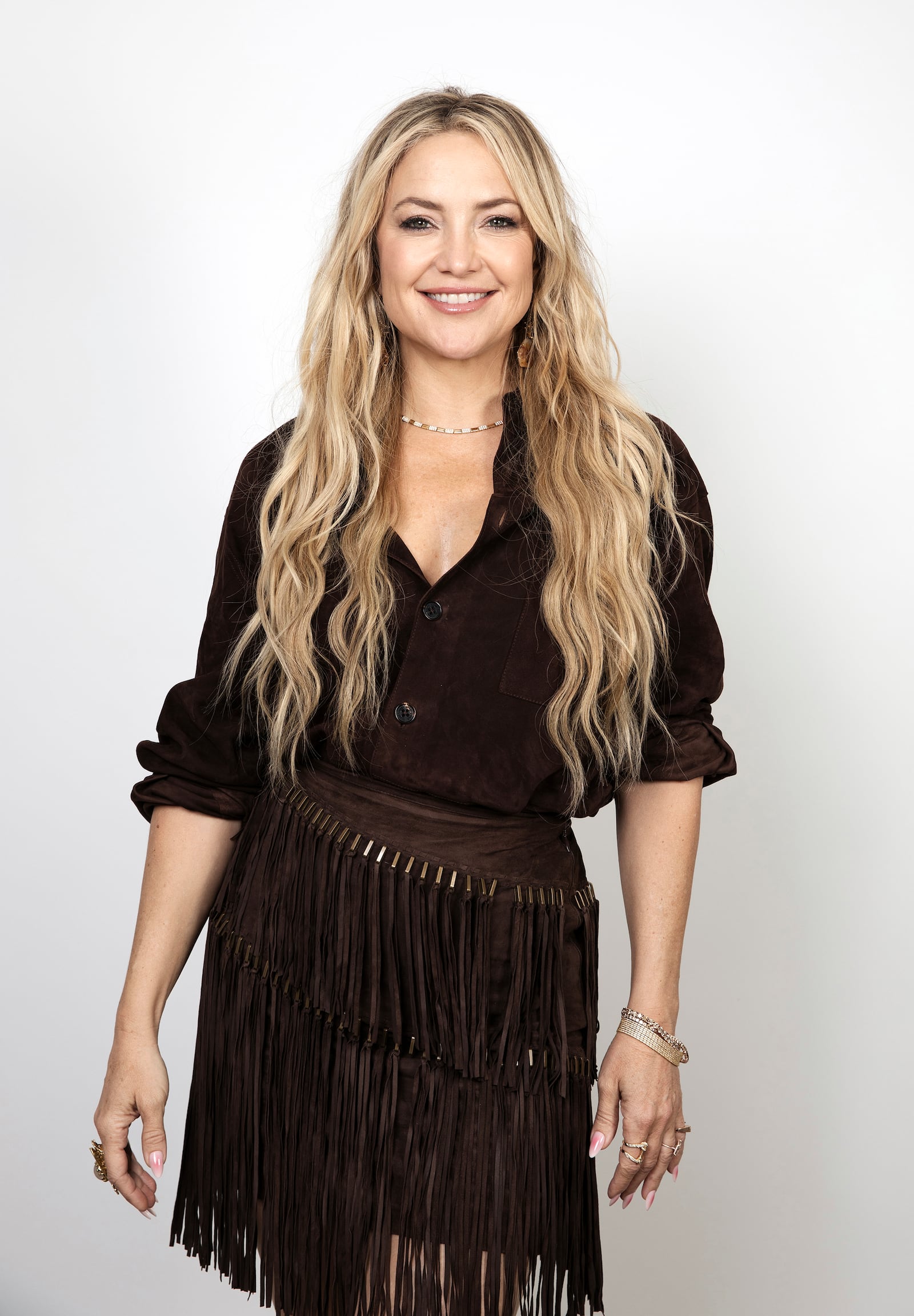 Kate Hudson poses for a portrait to promote "Running Point" on Wednesday, Feb. 12, 2025, in Los Angeles. (Photo by Rebecca Cabage/Invision/AP)