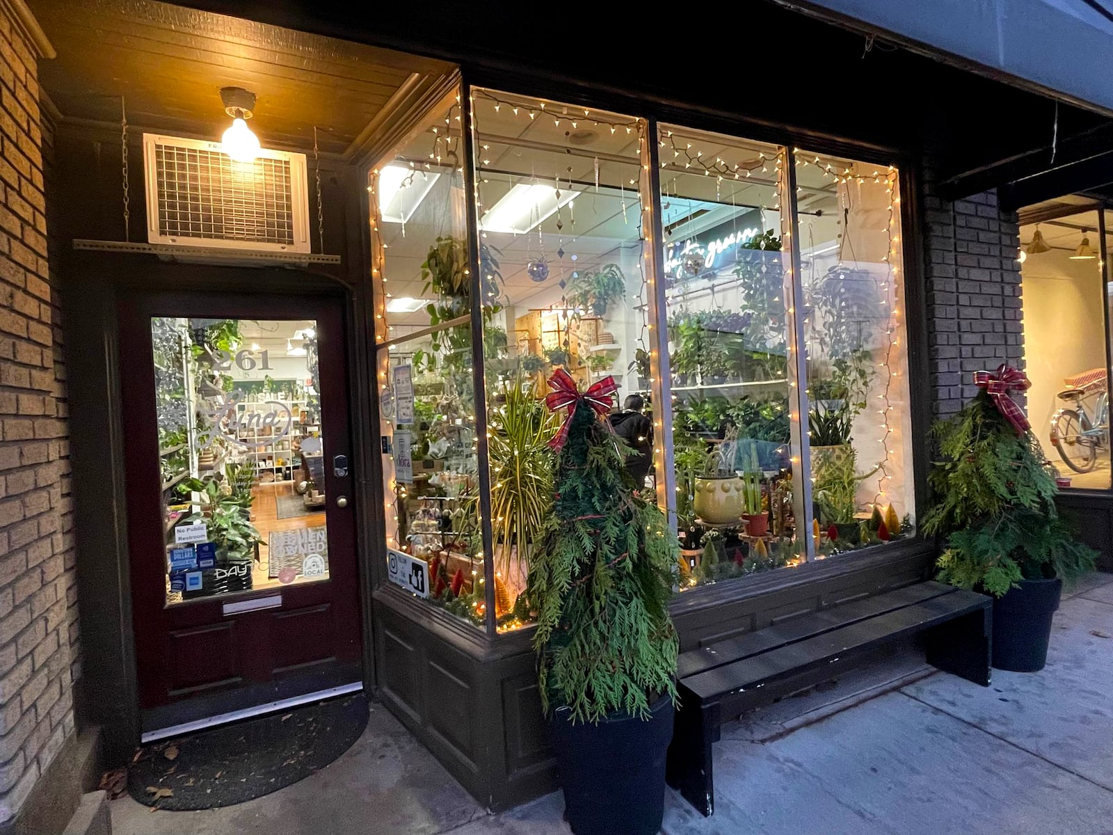 Luna Gifts + Botanicals, competitor in the downtown Dayton Whimsical Windows contest in 2022