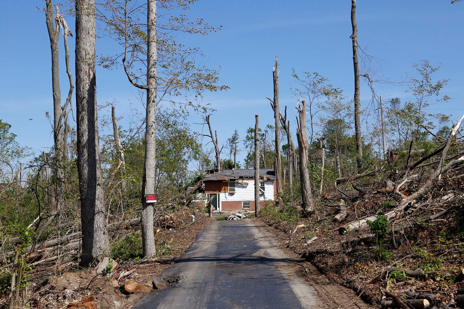 PHOTOS: Beavercreek recovery continues one month after tornadoes