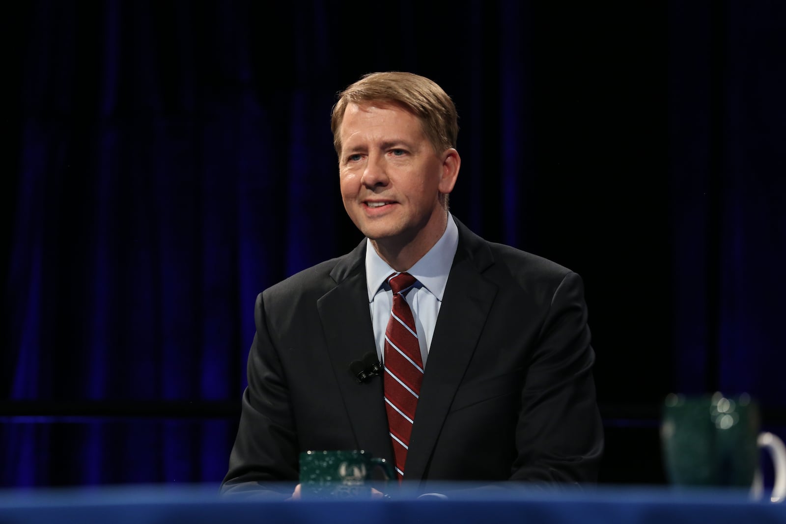 Ohio gubernatorial candidates Richard Cordray and Mike DeWine met for their final of three debates on Monday night, October 8, 2018 at Cleveland State University.   David Petkiewicz, cleveland.com