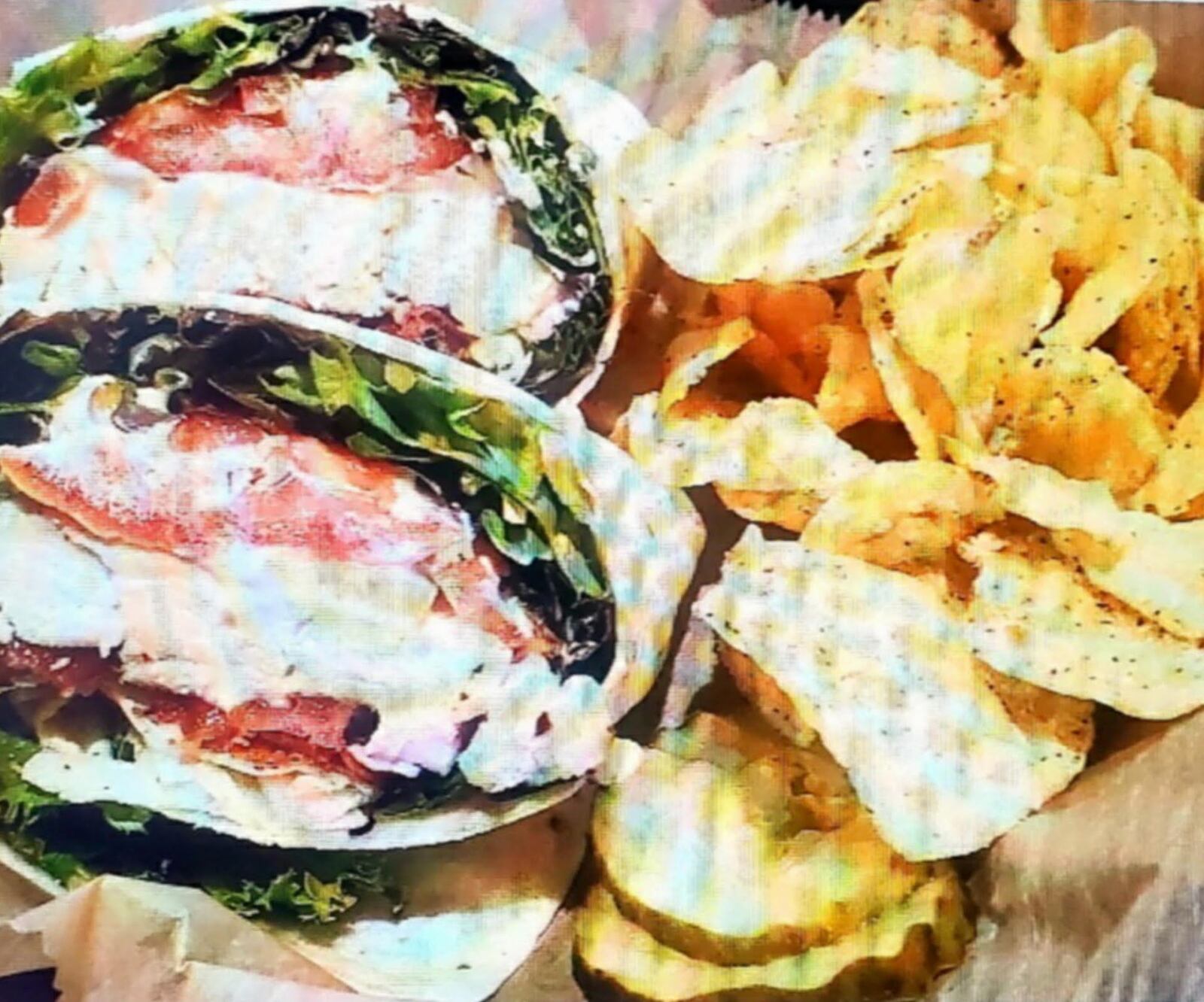 Heather's Coffee & Cafe in Springboro will offer its California Wrap with roasted turkey, crispy bacon, avocado, spinash, tomato and ranch on a tortilla as one of its Bacon Week specials from Aug. 15-22. CONTRIBUTED