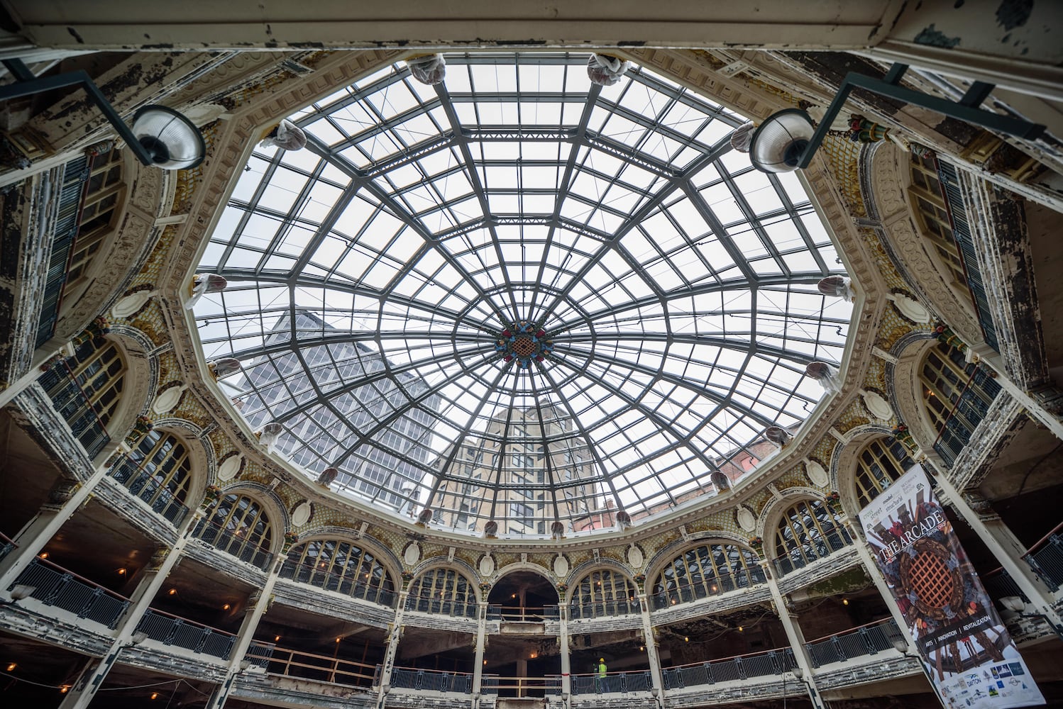 PHOTOS: The latest construction progress on the Dayton Arcade