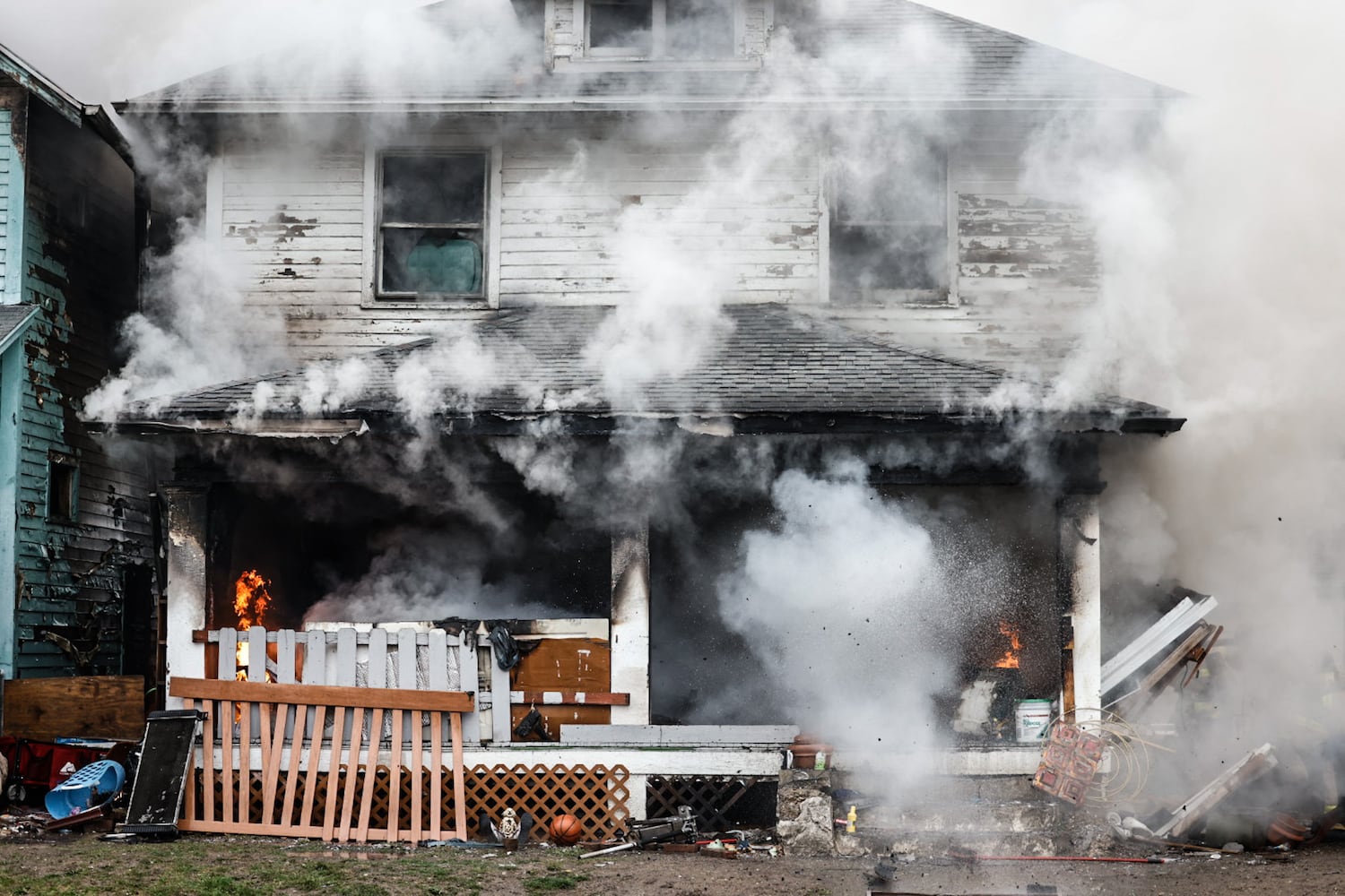 Victor Avenue fire