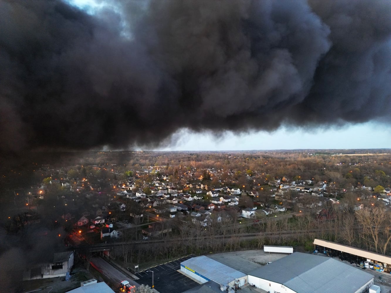 Richmond, Indiana industrial fire