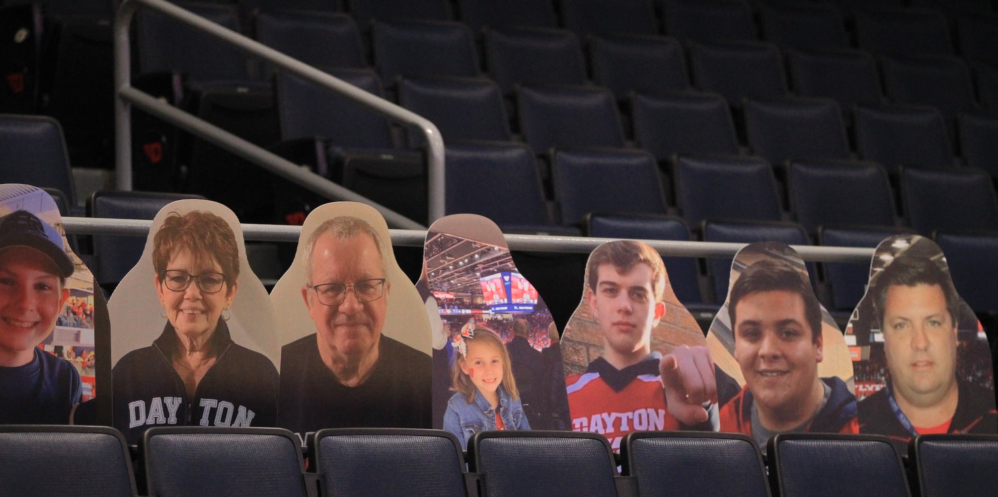 Photos: Dayton Flyers fan cutouts at UD Arena