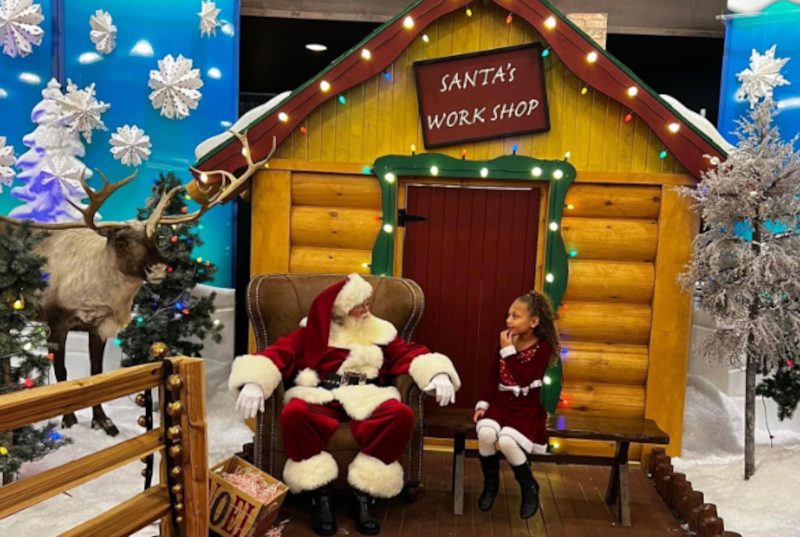 People can head to Cabela's to see Santa Claus for free during the holiday season. You will receive a free 5x7 and they always have extra activities for the kids to take home. It accepts walk-ins but you can also reserve a spot online up to 7 days in advance. PAMELA CHANDLER/CONTRIBUTED