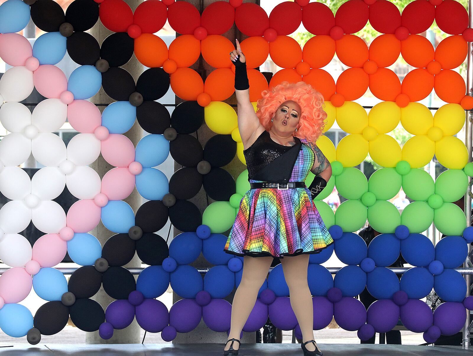 The Springfield Pride Festival 2022 was held Saturday, June 25 on the City Hall Plaza. The annual festival, held by Equality Springfield, celebrates the LGBTQ+ community and featured food trucks, vendors, supportive community groups and live entertainment with Drag performances. BILL LACKEY/STAFF