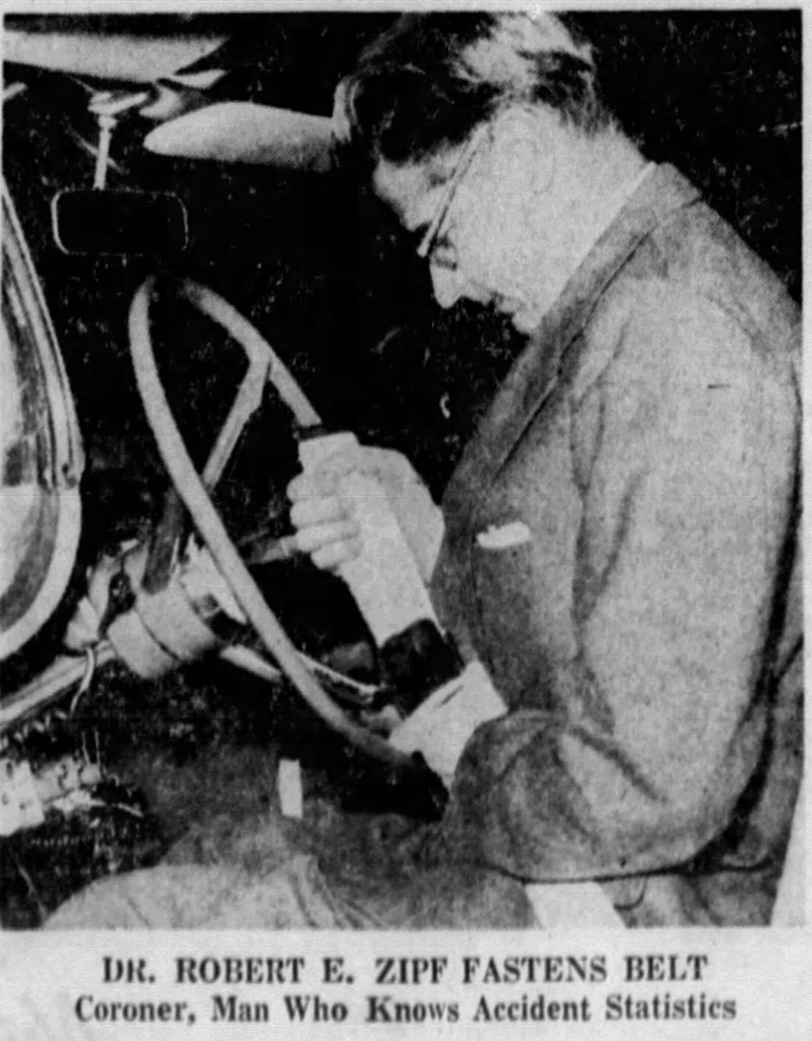 Feb. 5, 1957: Safety belts could save lives, Dayton officials say. DAYTON DAILY NEWS ARCHIVES