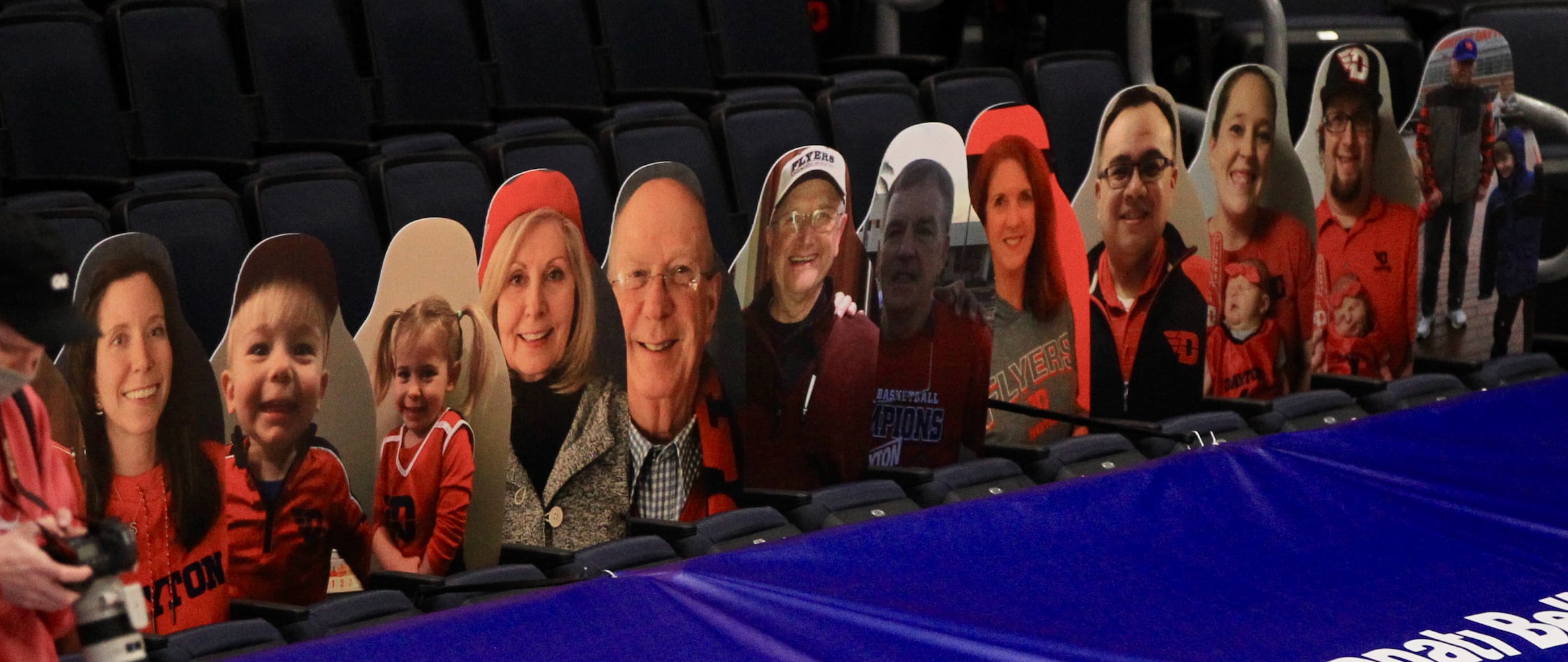 Photos: Dayton Flyers fan cutouts at UD Arena