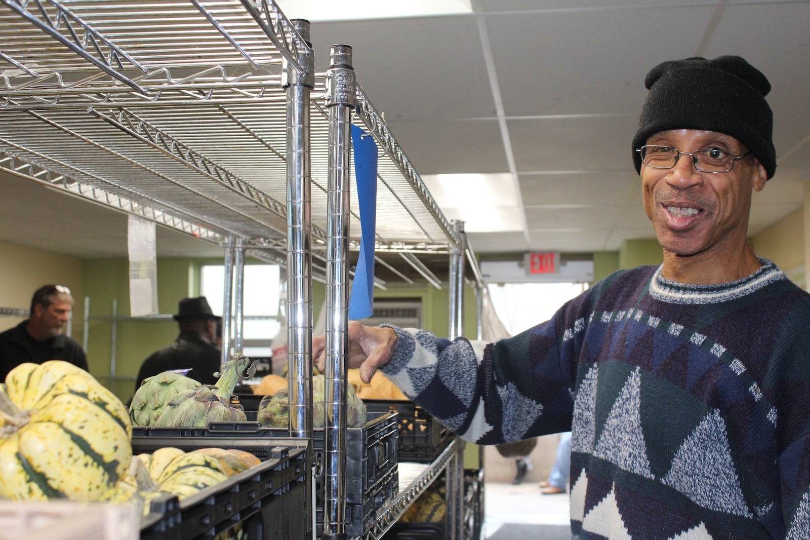 Craig Ham, a volunteer at the Choice Food Pantry, in 2016. The pantry is operated by Catholic Social Services of the Miami Valley. CORNELIUS FROLIK / STAFF