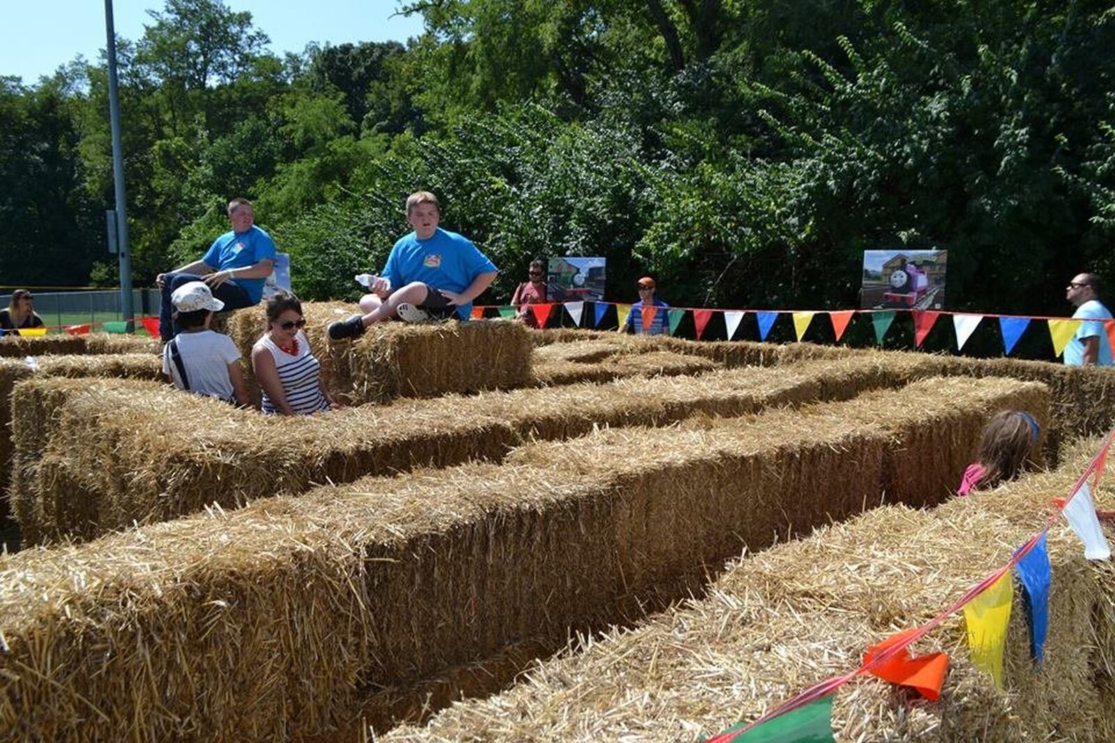 A maze is part of the activities at “A Day Out with Thomas” will return to LM&M Railroad in Lebanon for two consecutive weekends, Aug. 19-20 and Aug. 25-27, at LM&M Railroad in Lebanon. CONTRIBUTED