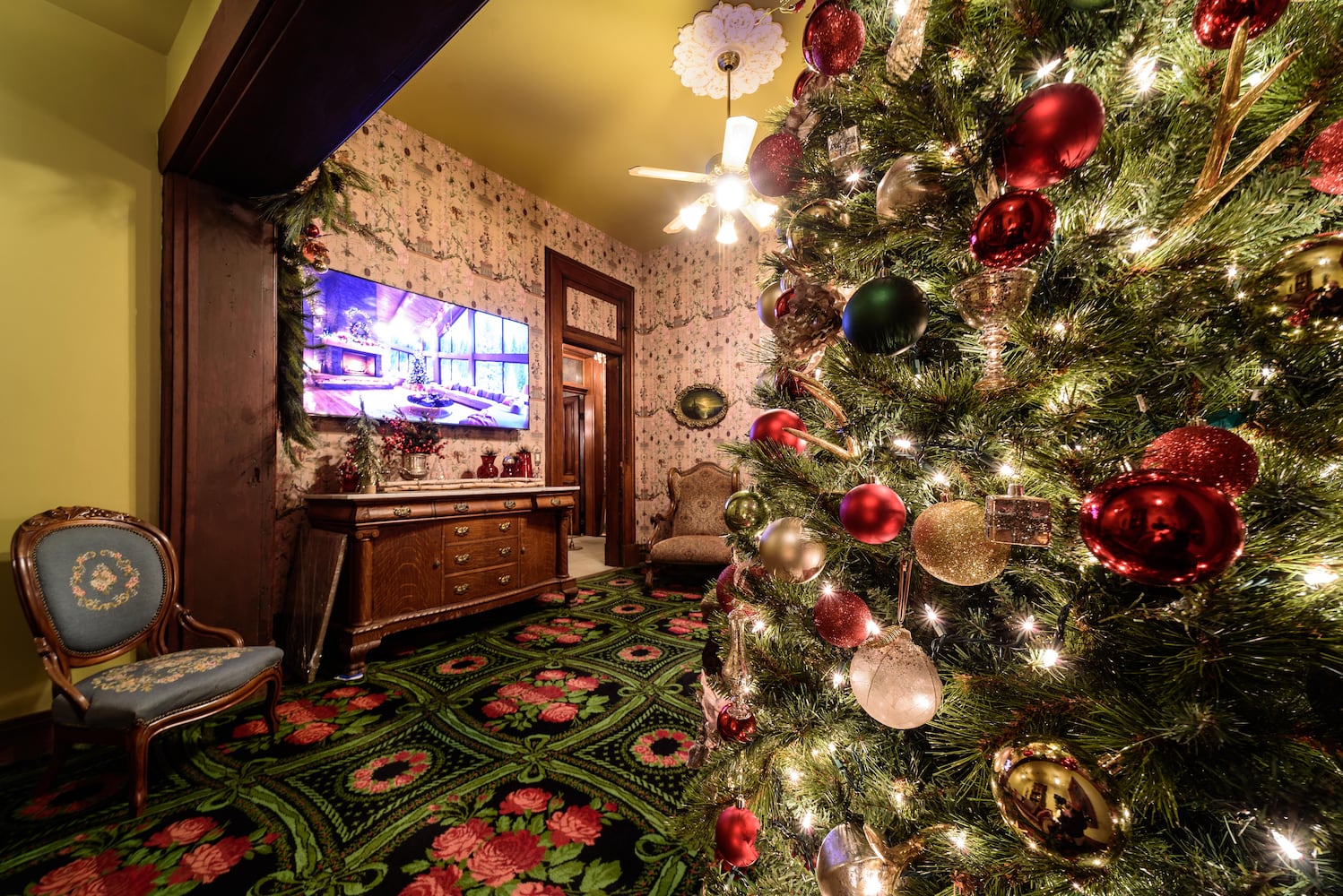 PHOTOS: The Bossler Mansion in St. Anne's Hill decked out for the holidays