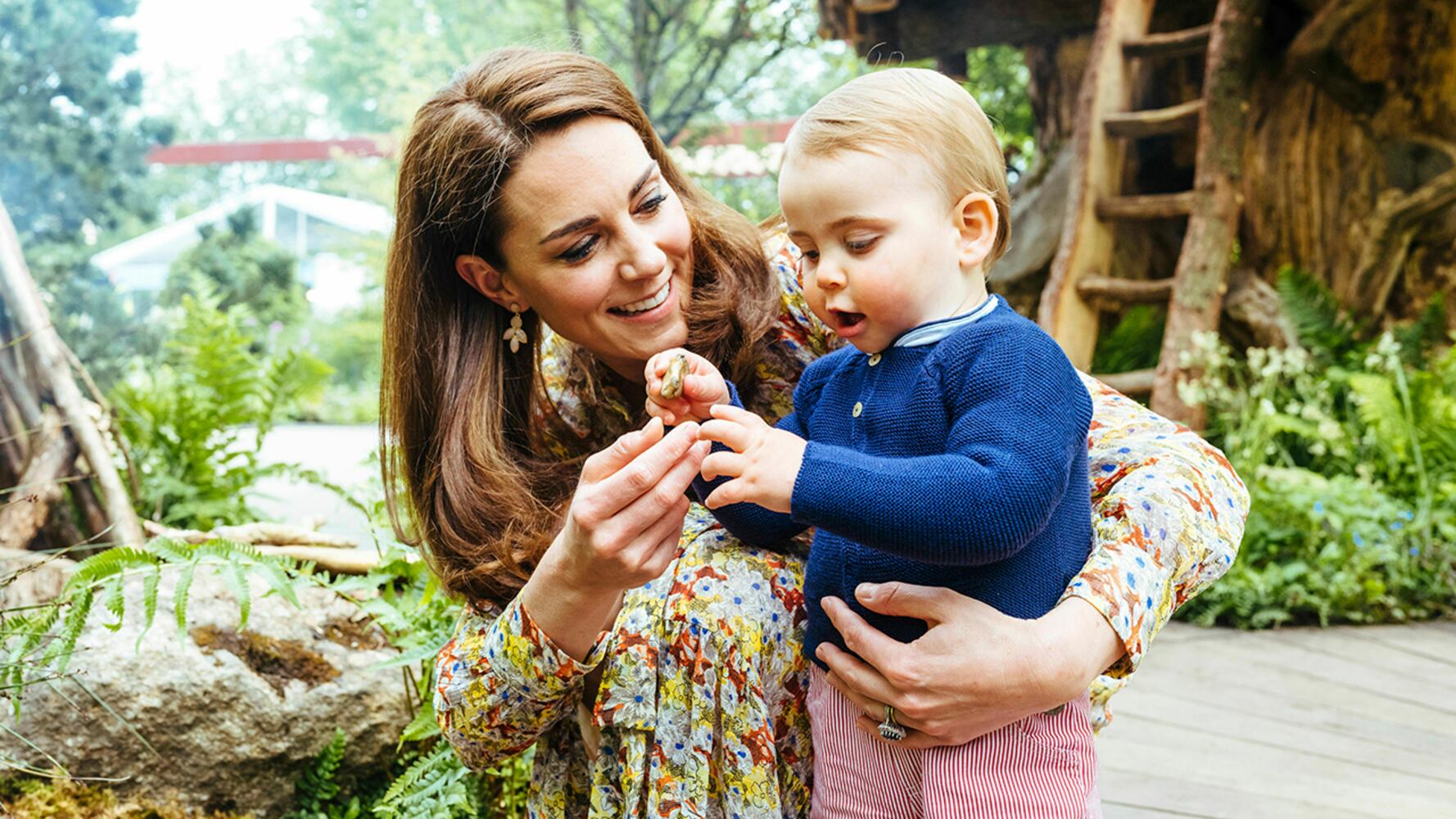 Photos: Prince William, Kate, children romp in duchess’ garden at RHS flower show