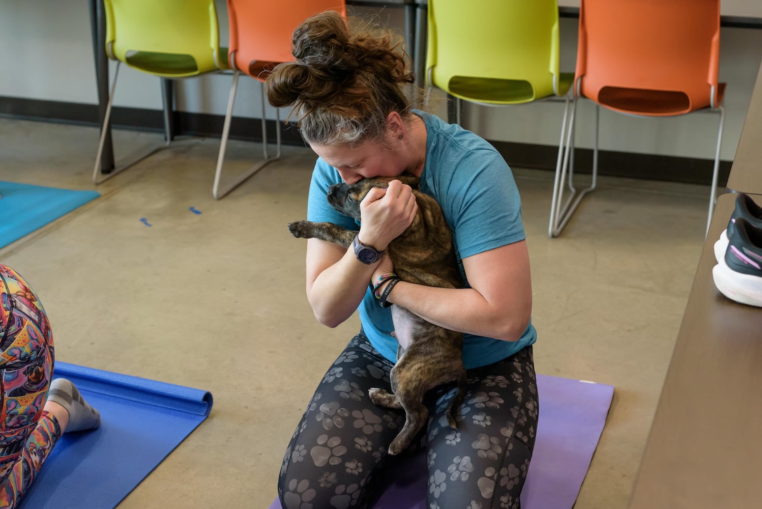 PHOTOS: Puppy Yoga at SICSA Pet Adoption and Wellness Center