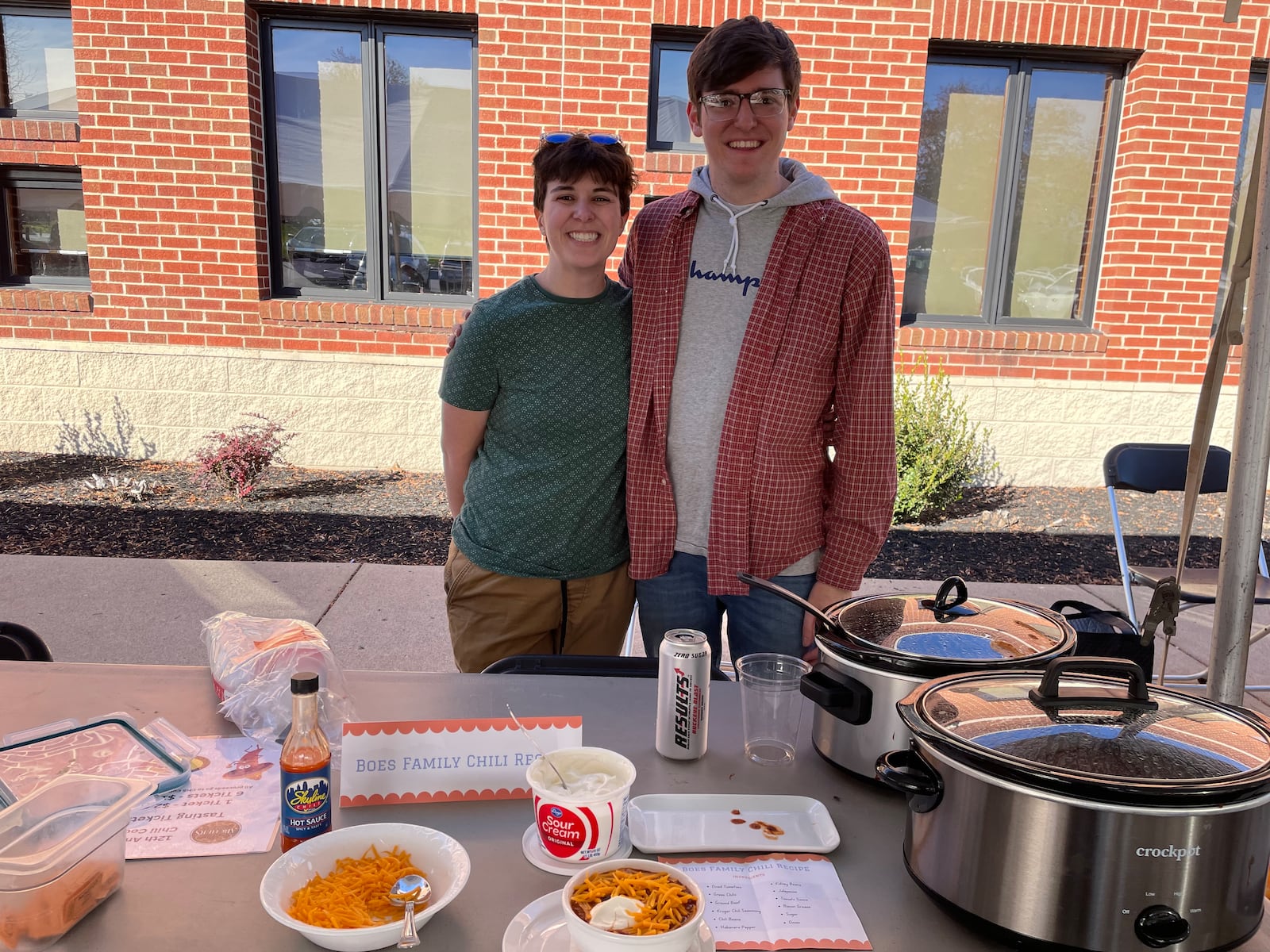 Archer's Tavern in Centerville hosted a chili cookoff Saturday, Oct. 29. Centerville residents Tyler and Emily Bose created the award-winning chili that will be featured on the restaurant's menu. 