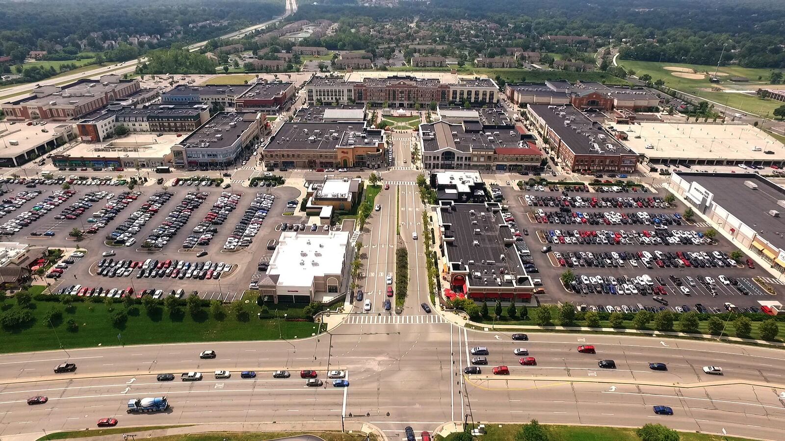 The Greene Town Center in Beavercreek opened in 2006 and  is now boasting more than 100 shops and restaurants in the mixed retail open shopping center.   TY GREENLEES / STAFF