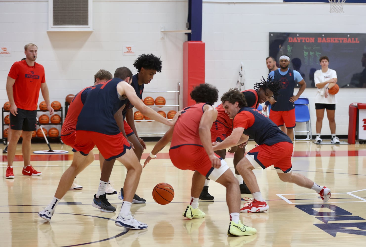 Dayton preseason practice