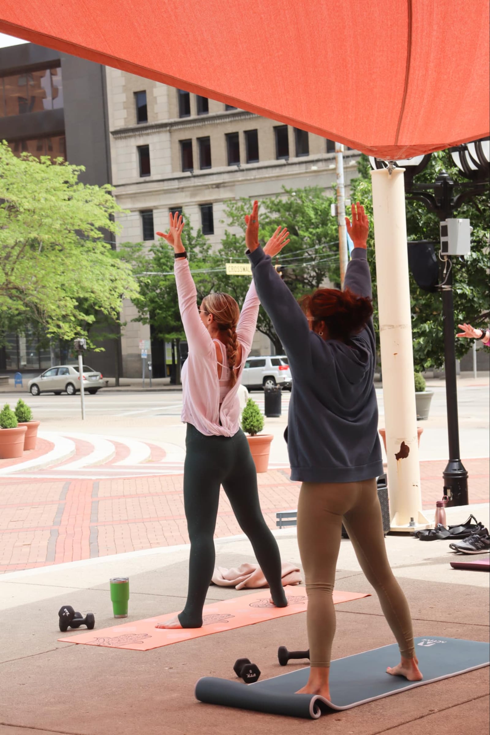 Space Three was a regular participant in Workout Wednesdays classes as part of the Downtown Dayton Partnership’s CURIO Lunch Box series - CONTRIBUTED