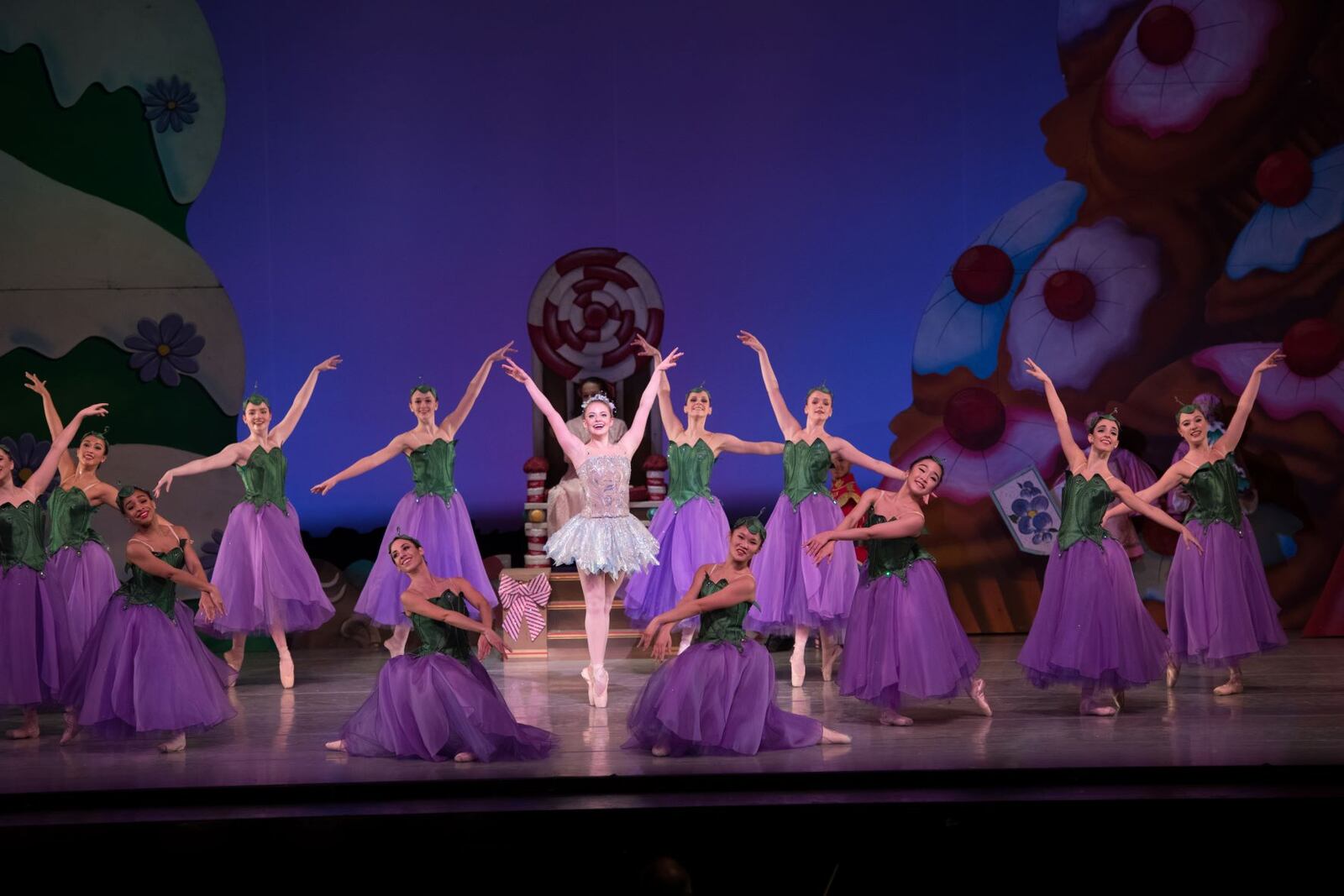 Katy Gilliam as Dew Drop Fairy in the Nutcracker. PHOTO BY SCOTT KIMMINS