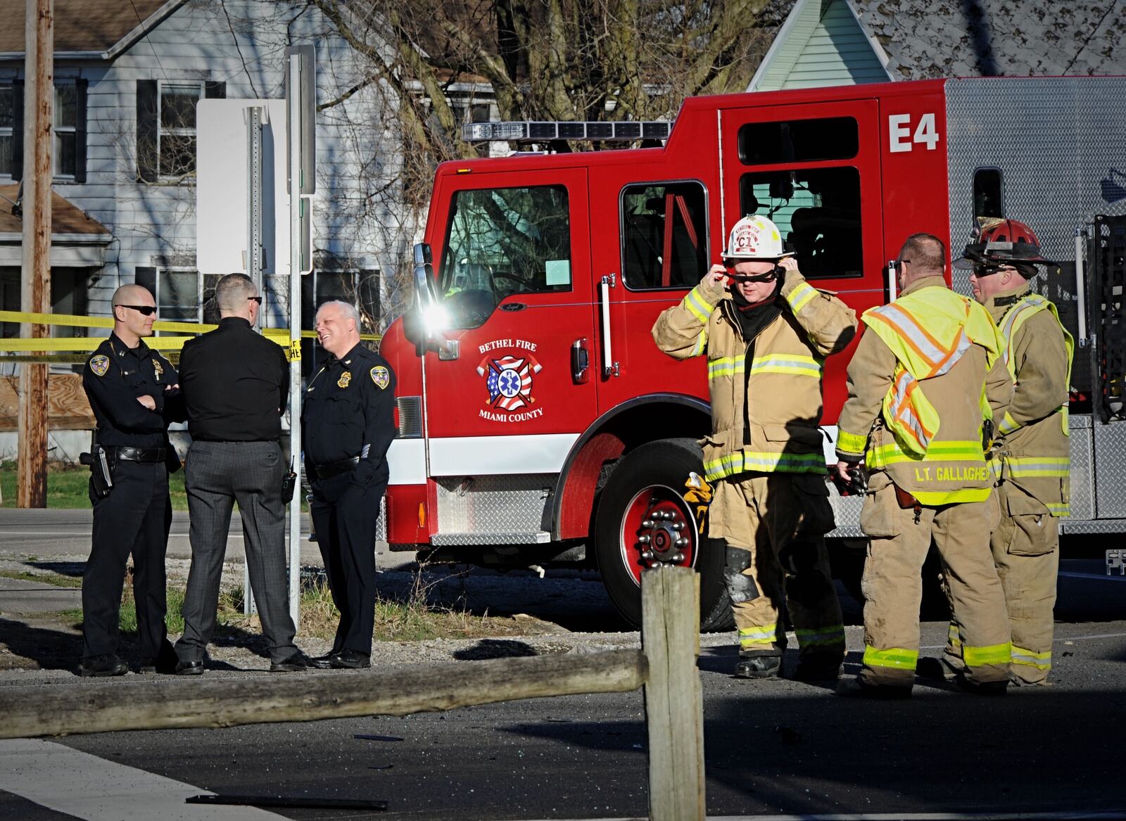 The chase involved Troy police and troopers. The crash was reported around 8:07 a.m. at the intersection of U.S. 40 and state Route 202 in Bethel Twp.