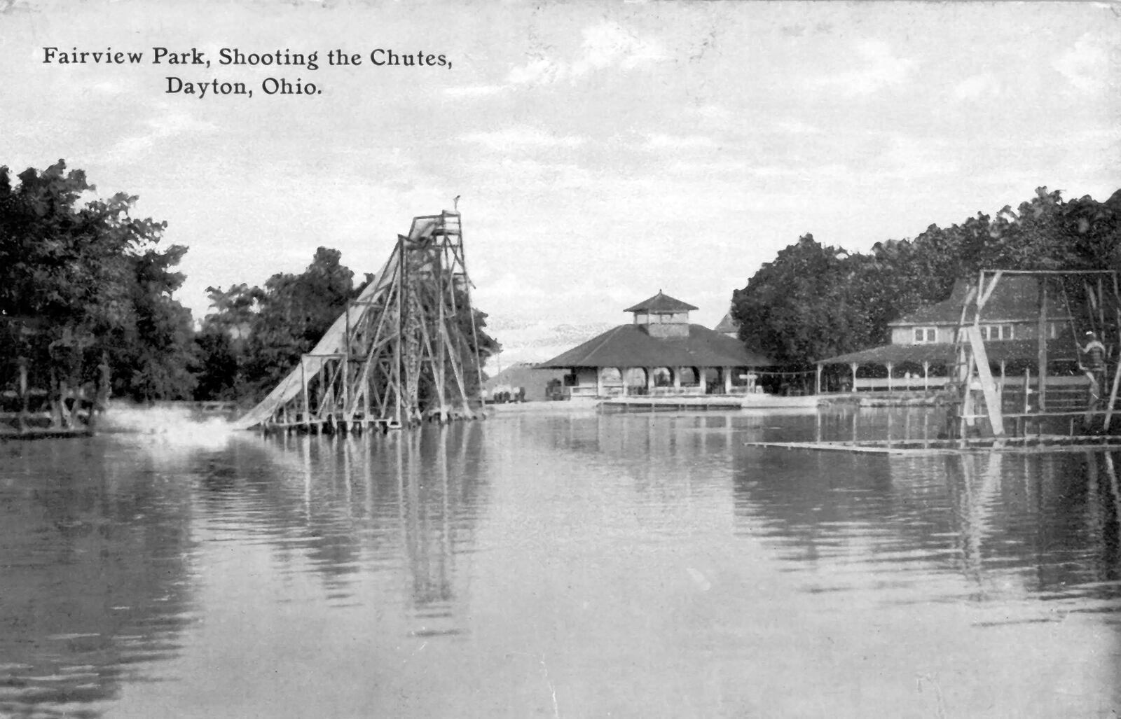 A postcard in Dayton Metro Library's collection shows Fairview Amusement Park in Dayton which operated from 1897 to 1915. DAYTON METRO LIBRARY